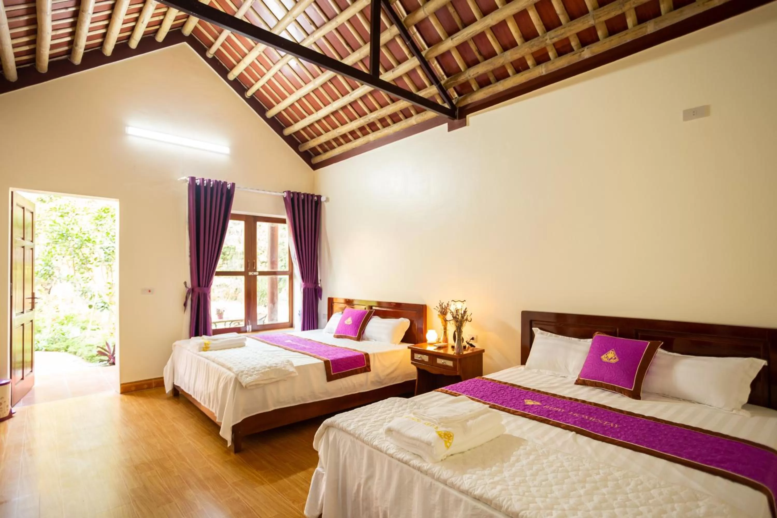 Bed in Ruby Homestay