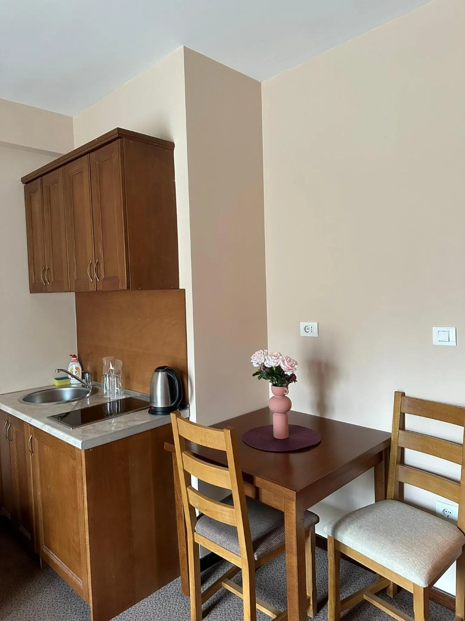 Kitchen or kitchenette in Hotel Monte Rosa