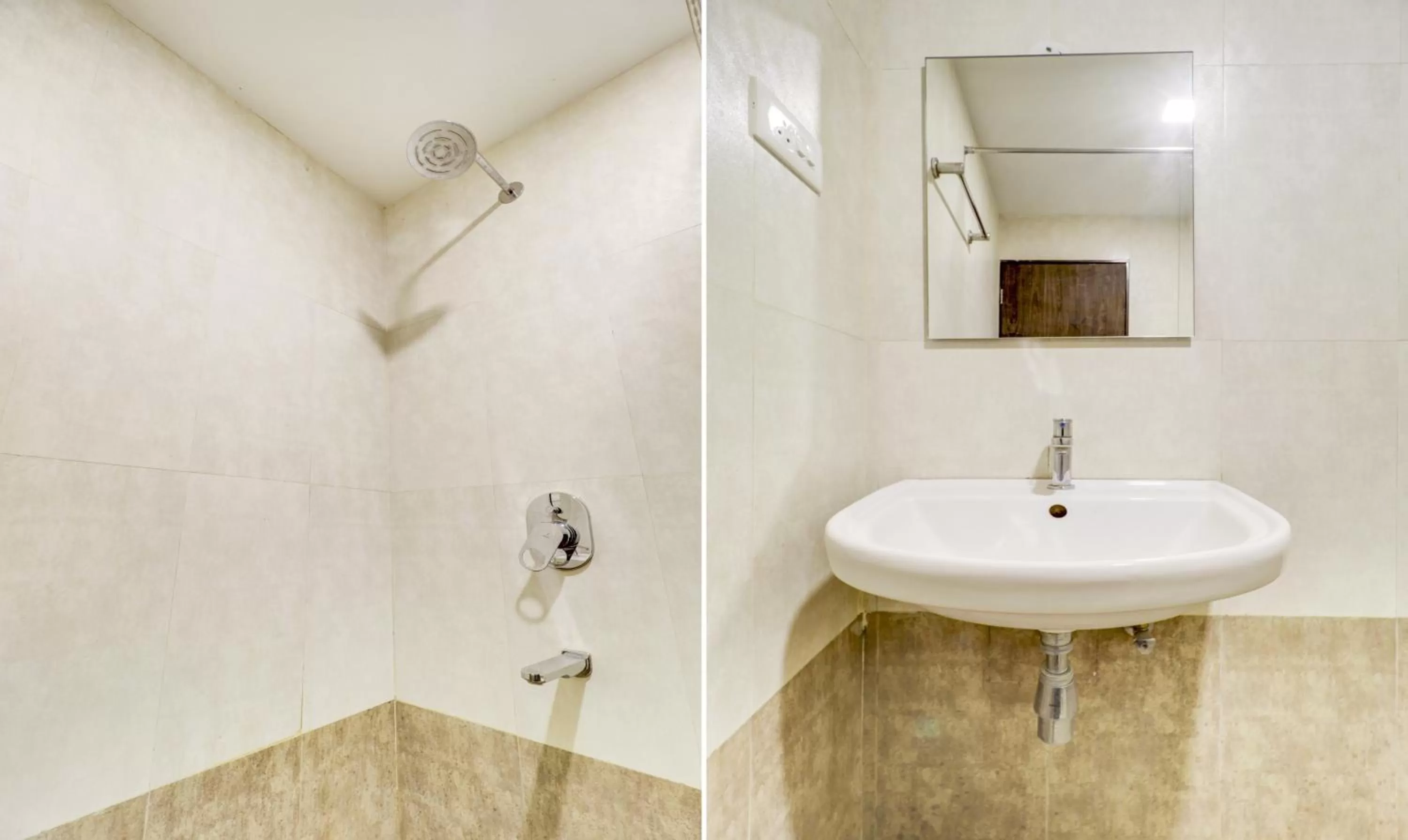 Bathroom in Treebo Trend Orange City