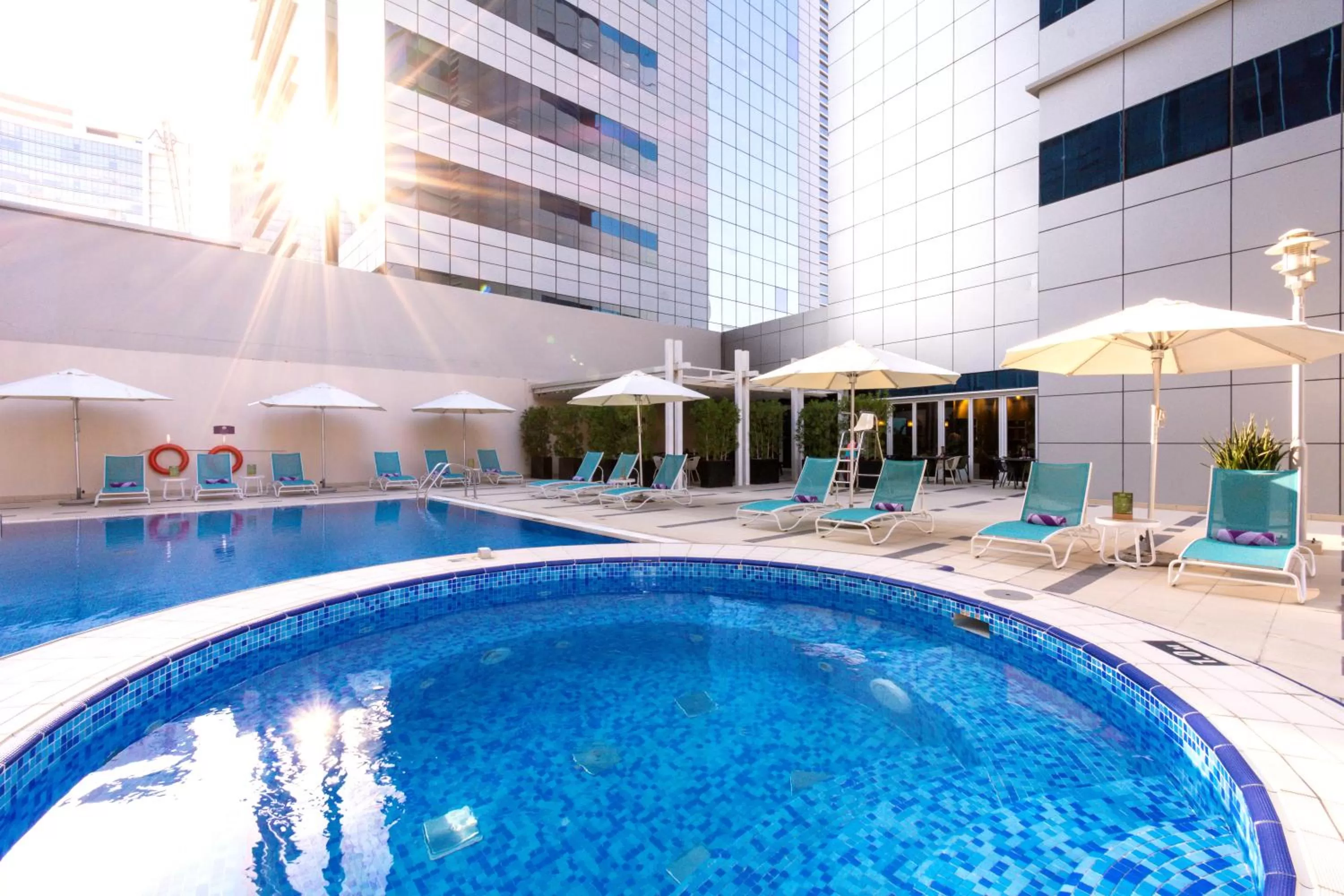 Swimming pool in Premier Inn Abu Dhabi Capital Centre