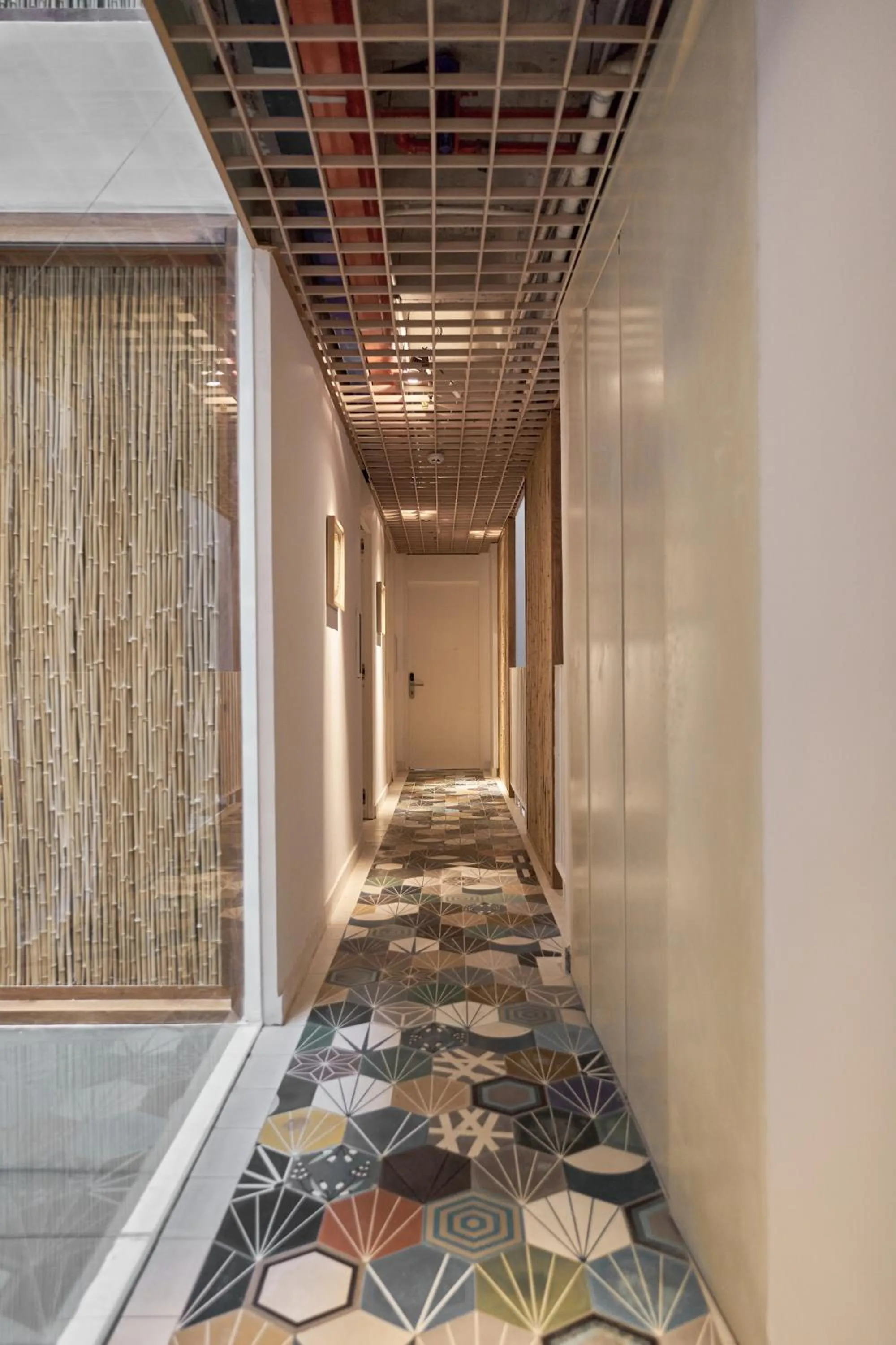 Property building in Sky Gem Hotel Sora