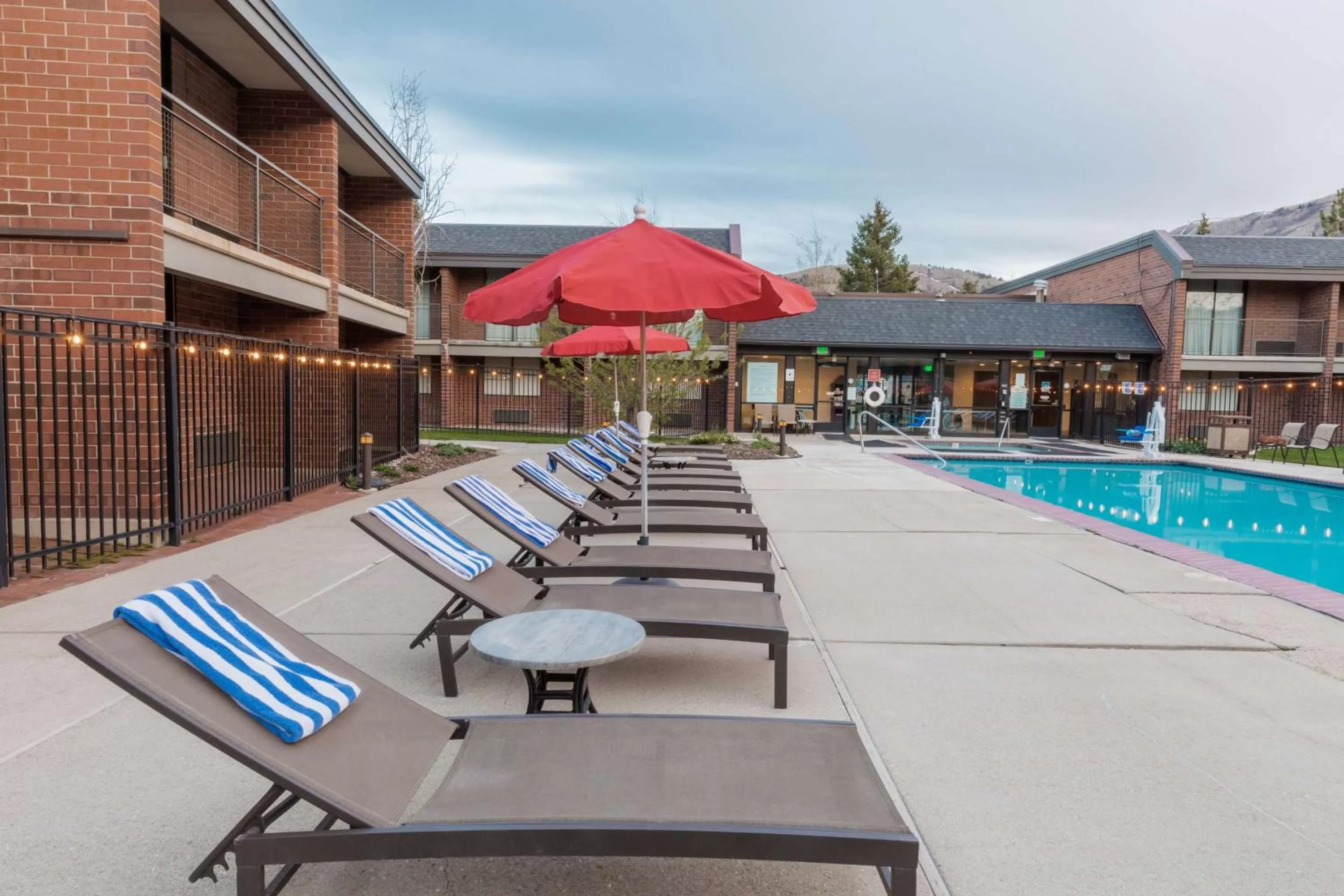 Pool view in DoubleTree by Hilton Hotel Park City - The Yarrow