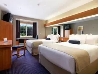 Queen Room with Two Queen Beds and Bathtub - Mobility/Hearing Accessible - Non-Smoking in Microtel Inn & Suites by Wyndham Hazelton/Bruceton Mills Queen Room with Two Queen Beds and Bathtub - Mobility/Hearing Accessible - Non-Smoking in Microtel Inn & Suites by Wyndham Hazelton/Bruceton Mills