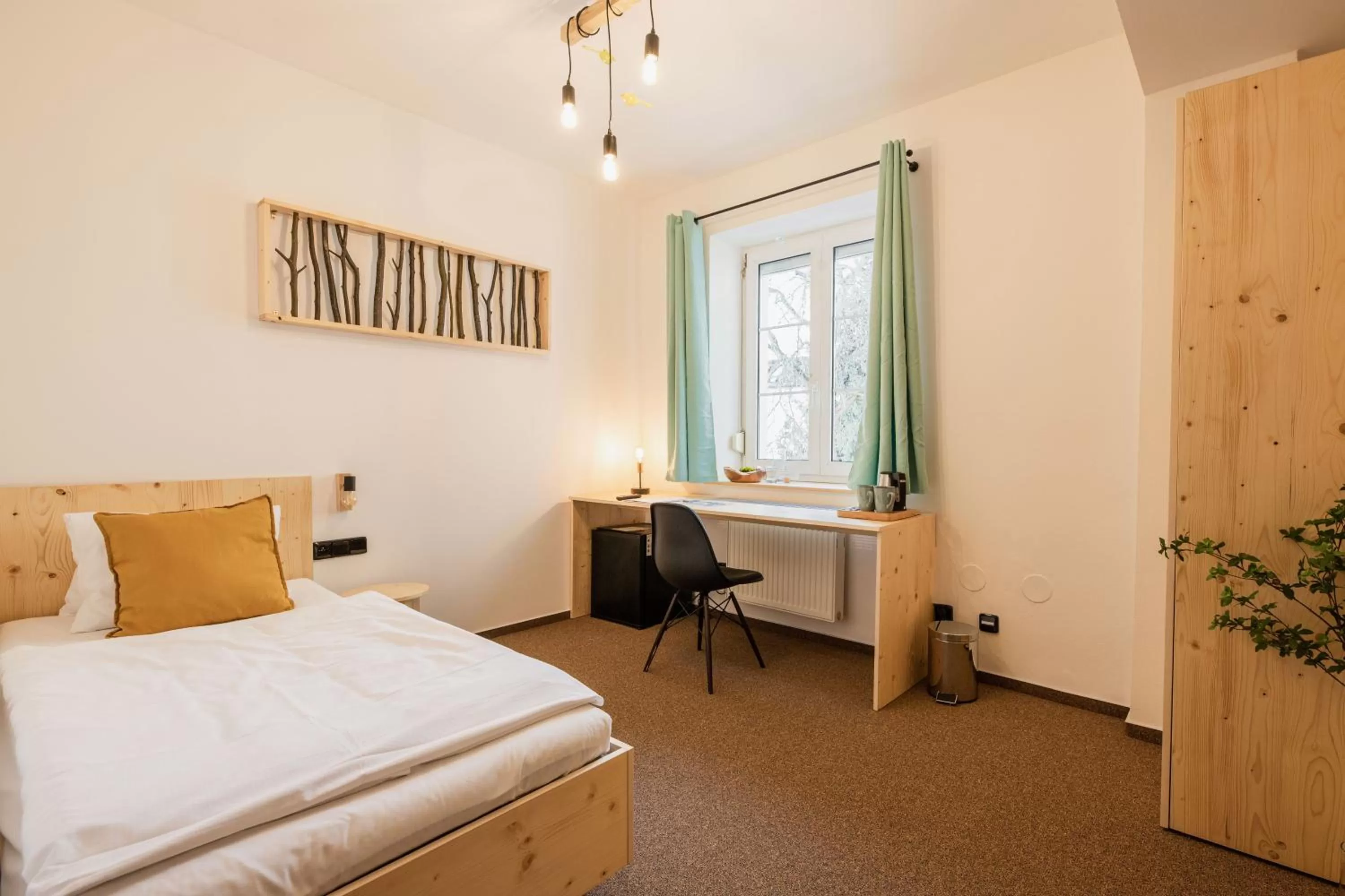 Bed in Hotel Rehavital