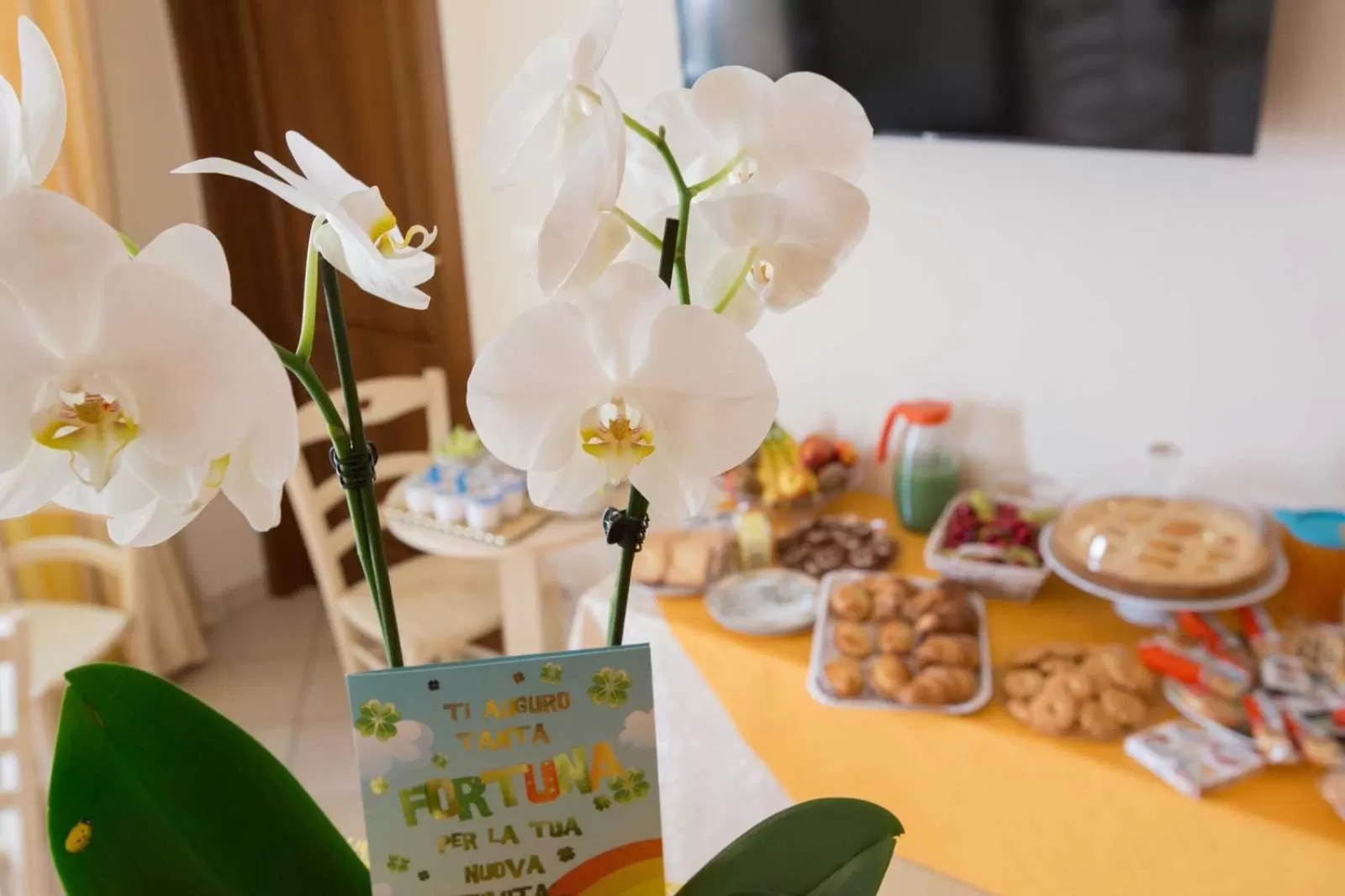 Italian breakfast in B&B Le due gioie