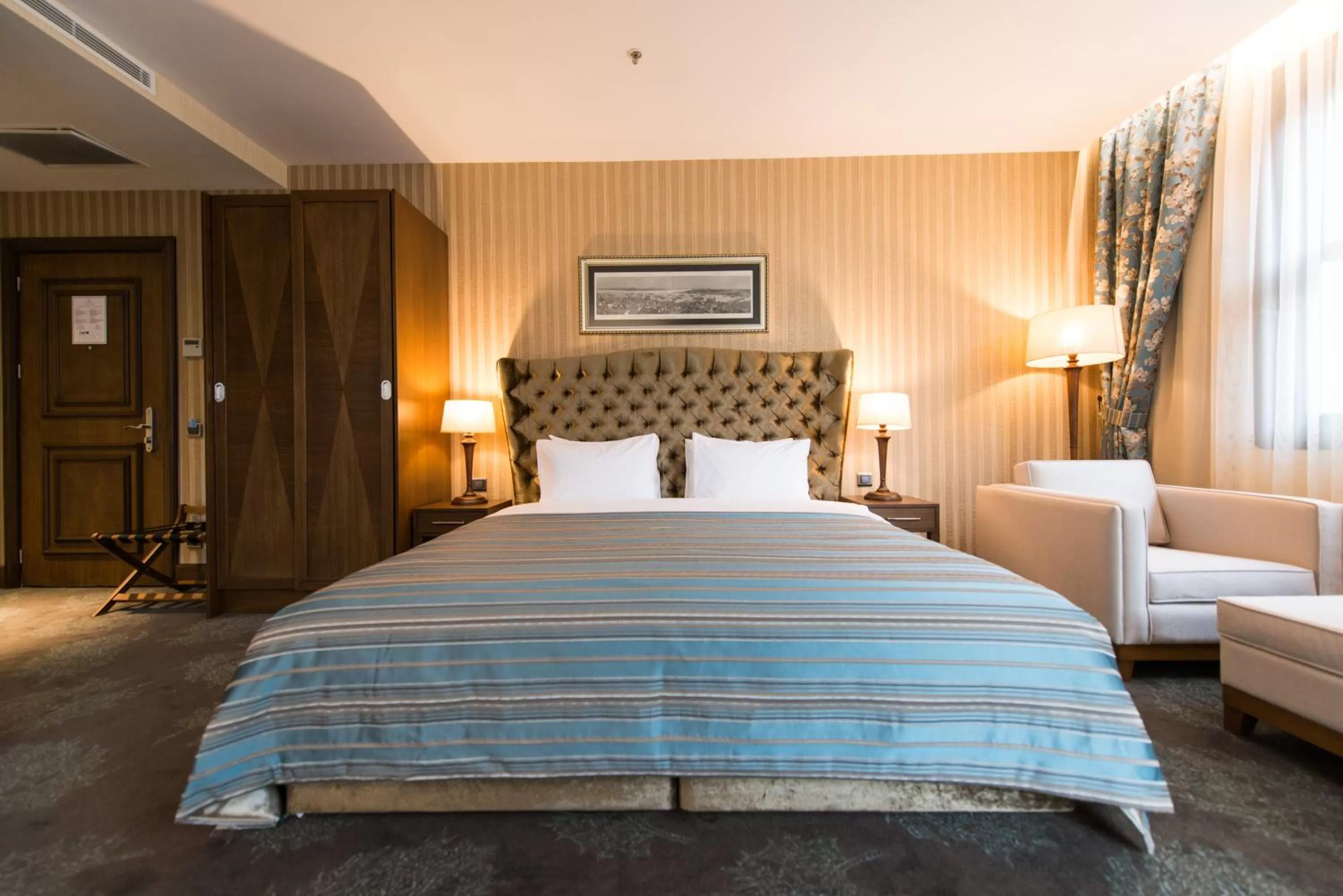 Bed in Adelmar Hotel Istanbul Sisli