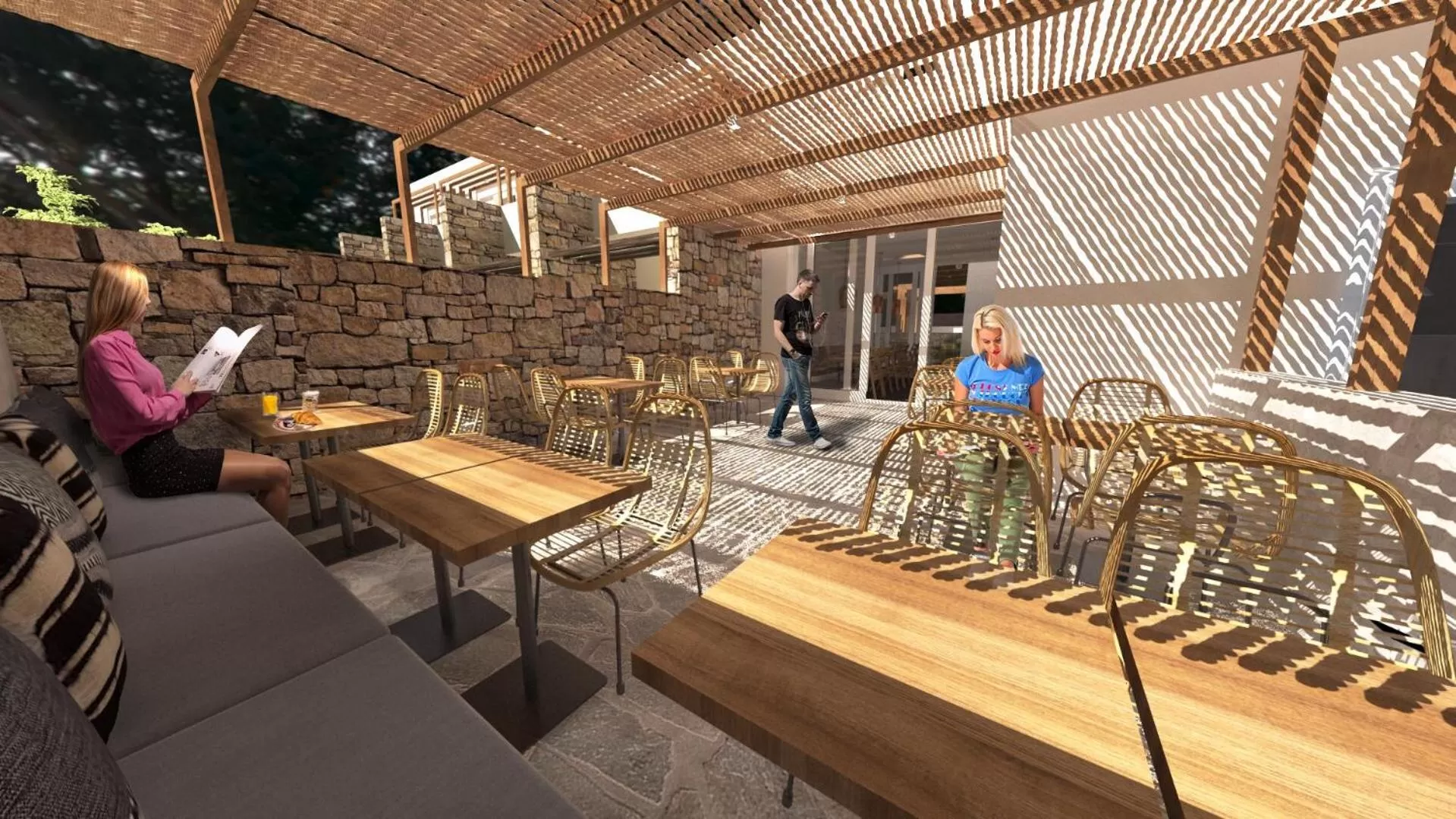 Lounge or bar in AELLIA HOTEL & SUITES LEROS