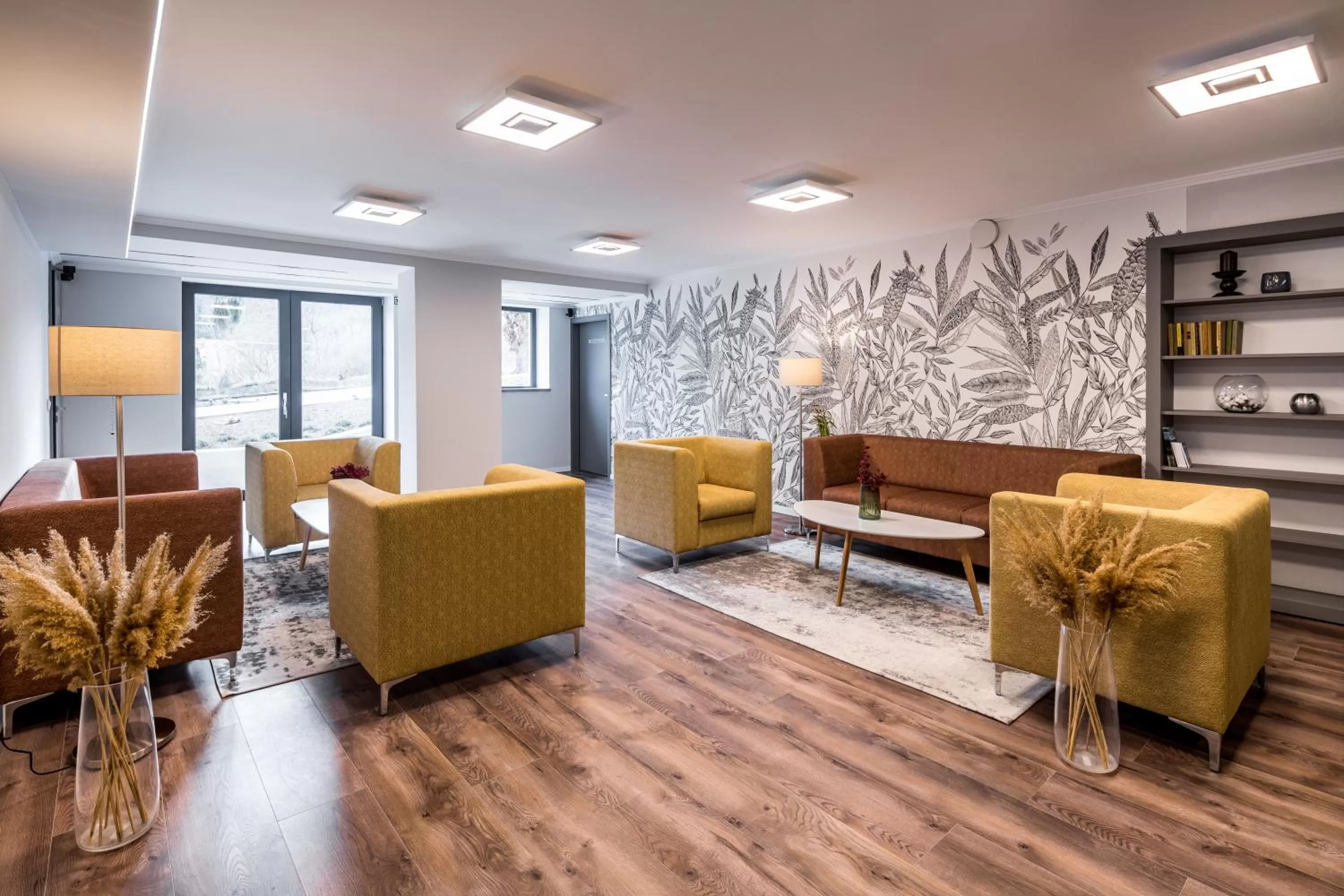 Lobby or reception in Villa Bérc