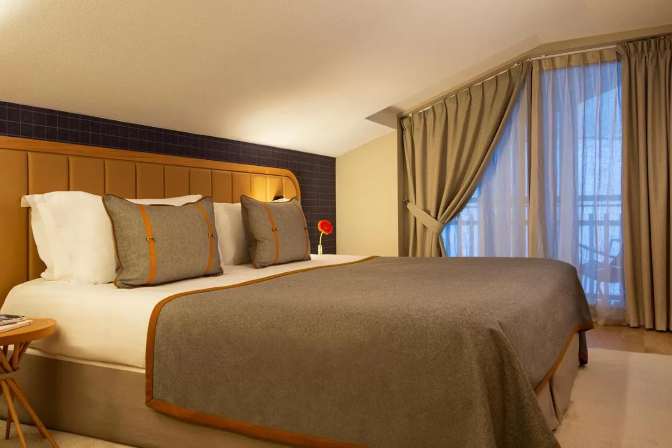 Bed in Heliopic Hotel & Spa
