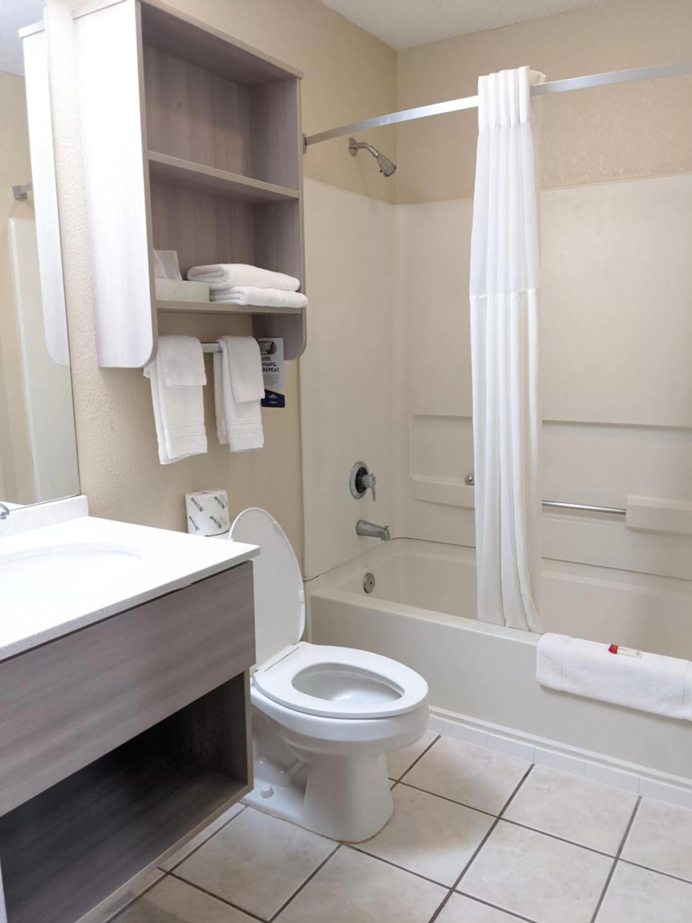 Bathroom in Microtel Inn Georgetown - Lexington North