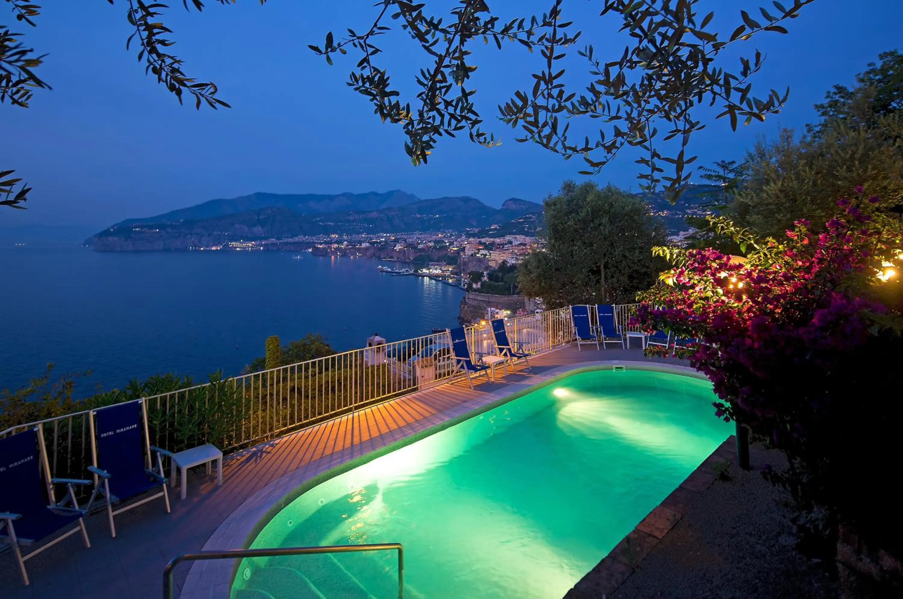 Swimming pool in Hotel Miramare