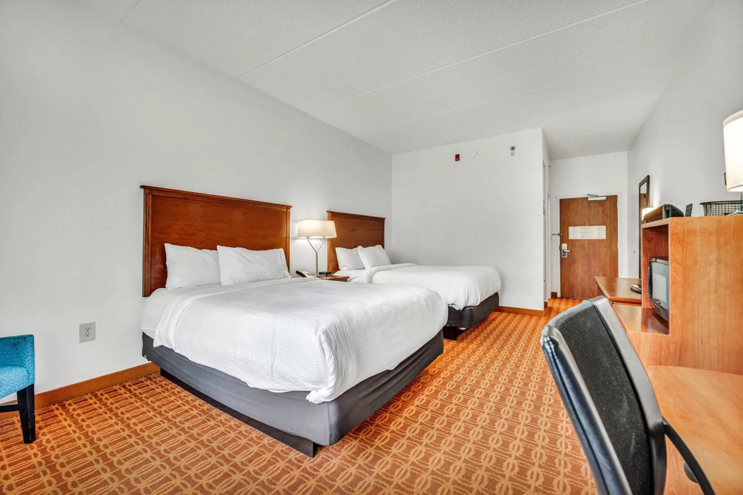 Queen Room with Two Queen Beds and Adapted Tub - Mobility Accessible in Fairfield Inn by Marriott Lumberton