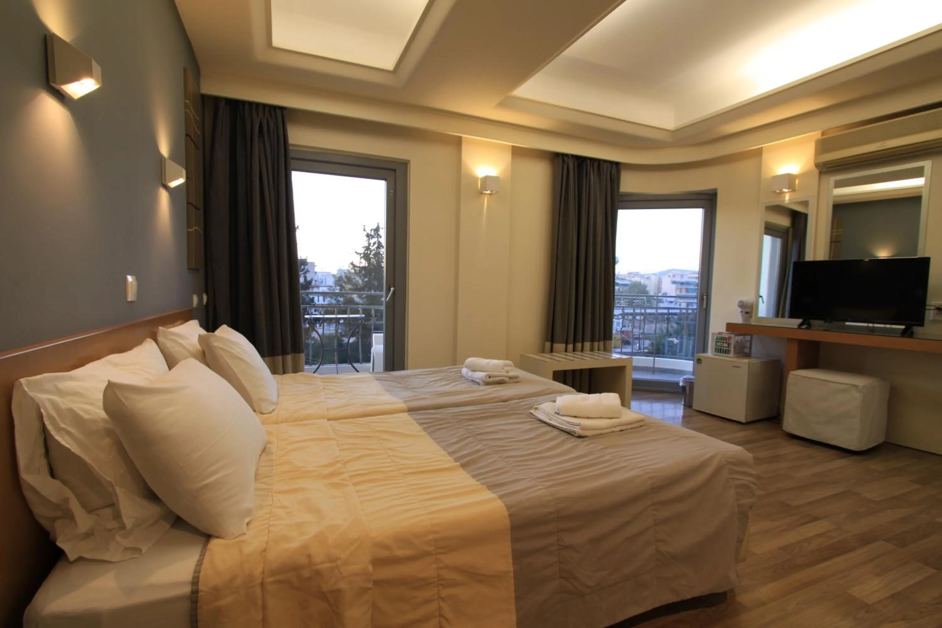 Bed in Ariston Hotel