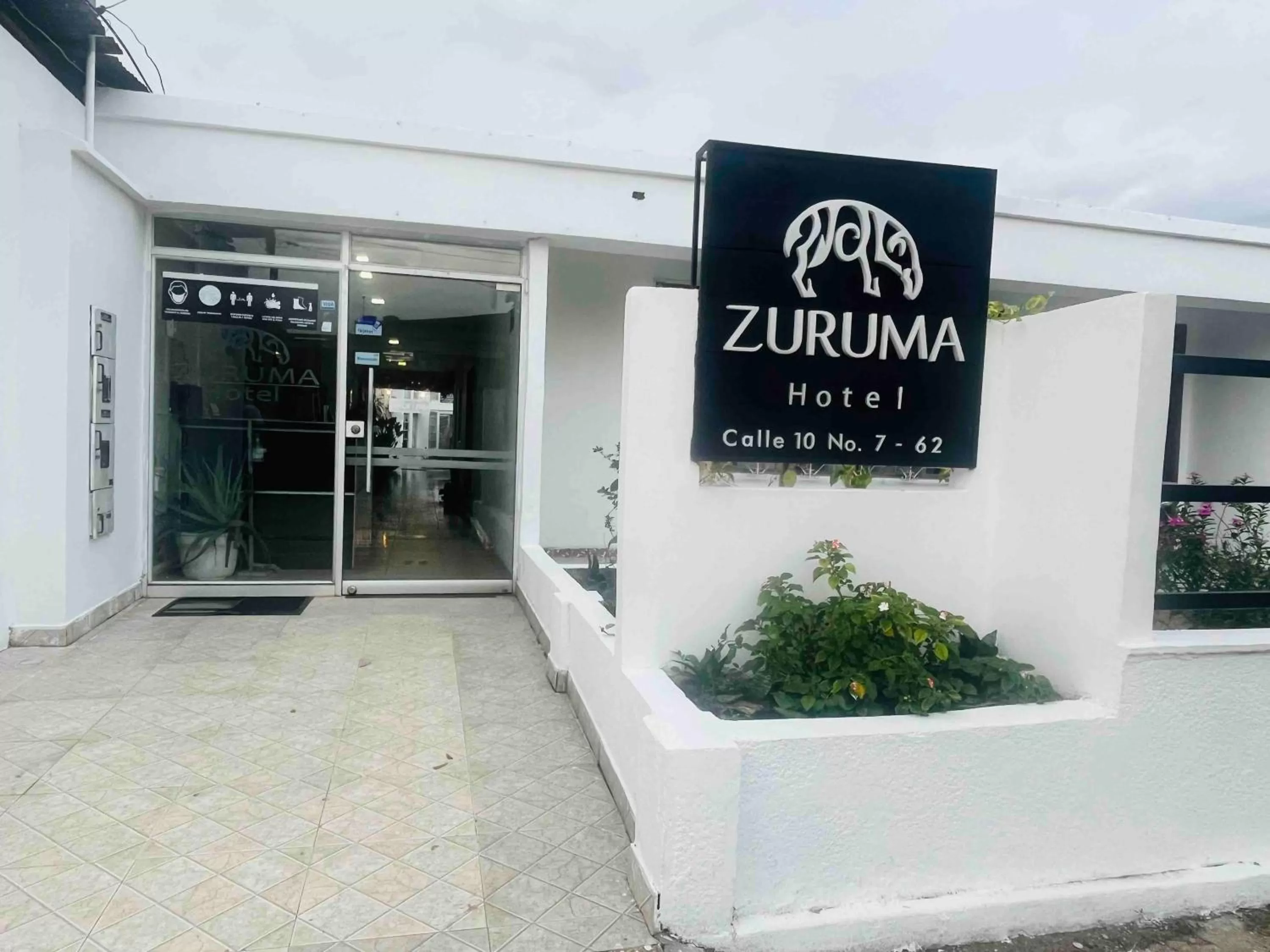 Property Logo/Sign in Zuruma Hotel