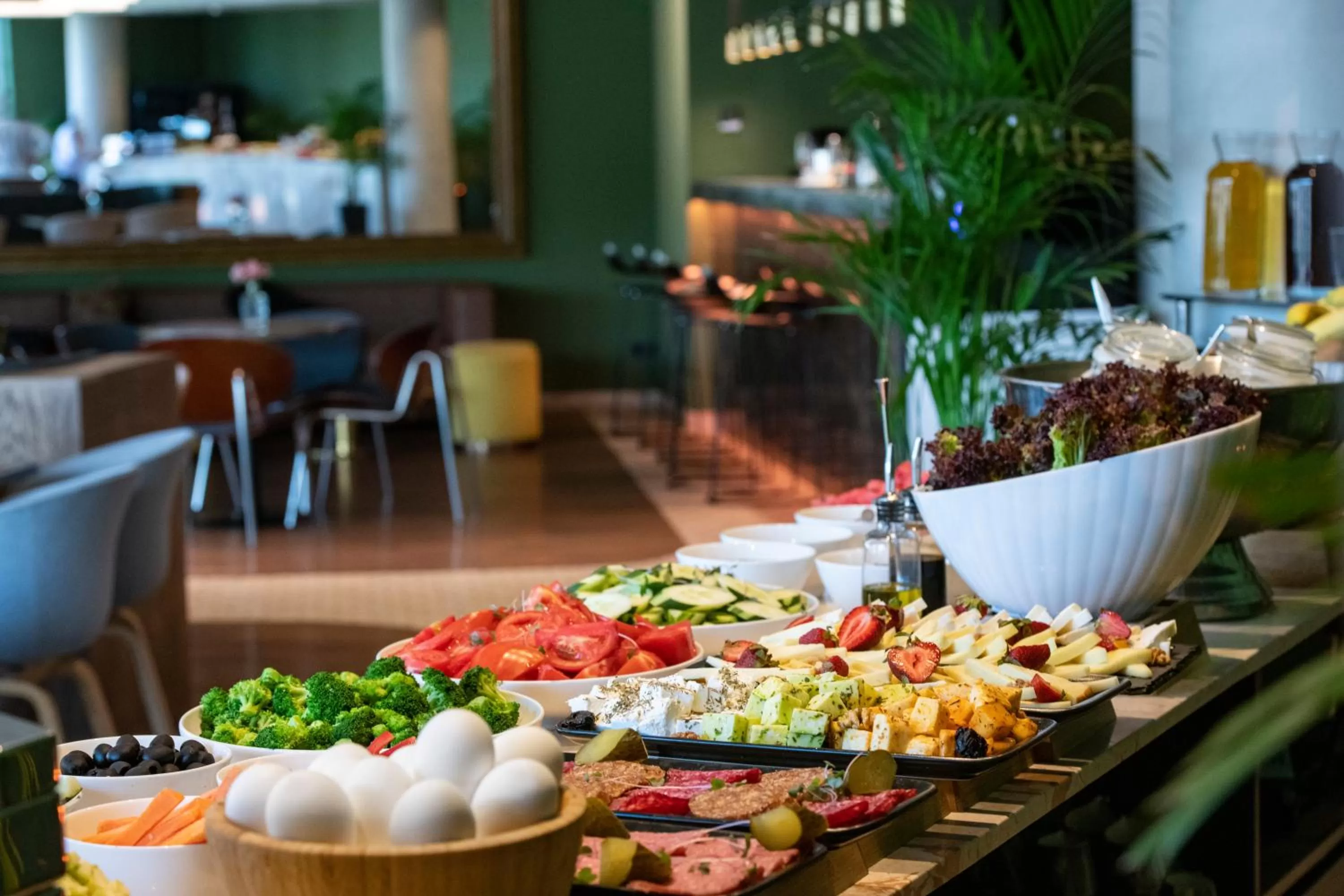 Buffet breakfast in Golden Tulip Design Tbilisi