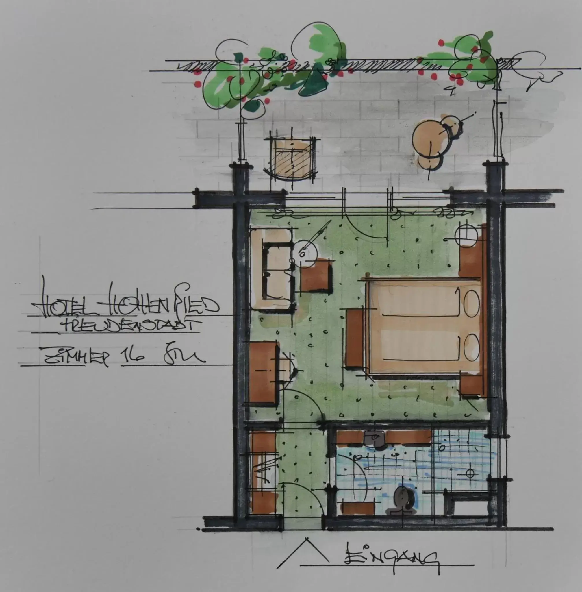 Double Room with Balcony in Das Hohenried Double Room with Balcony in Das Hohenried