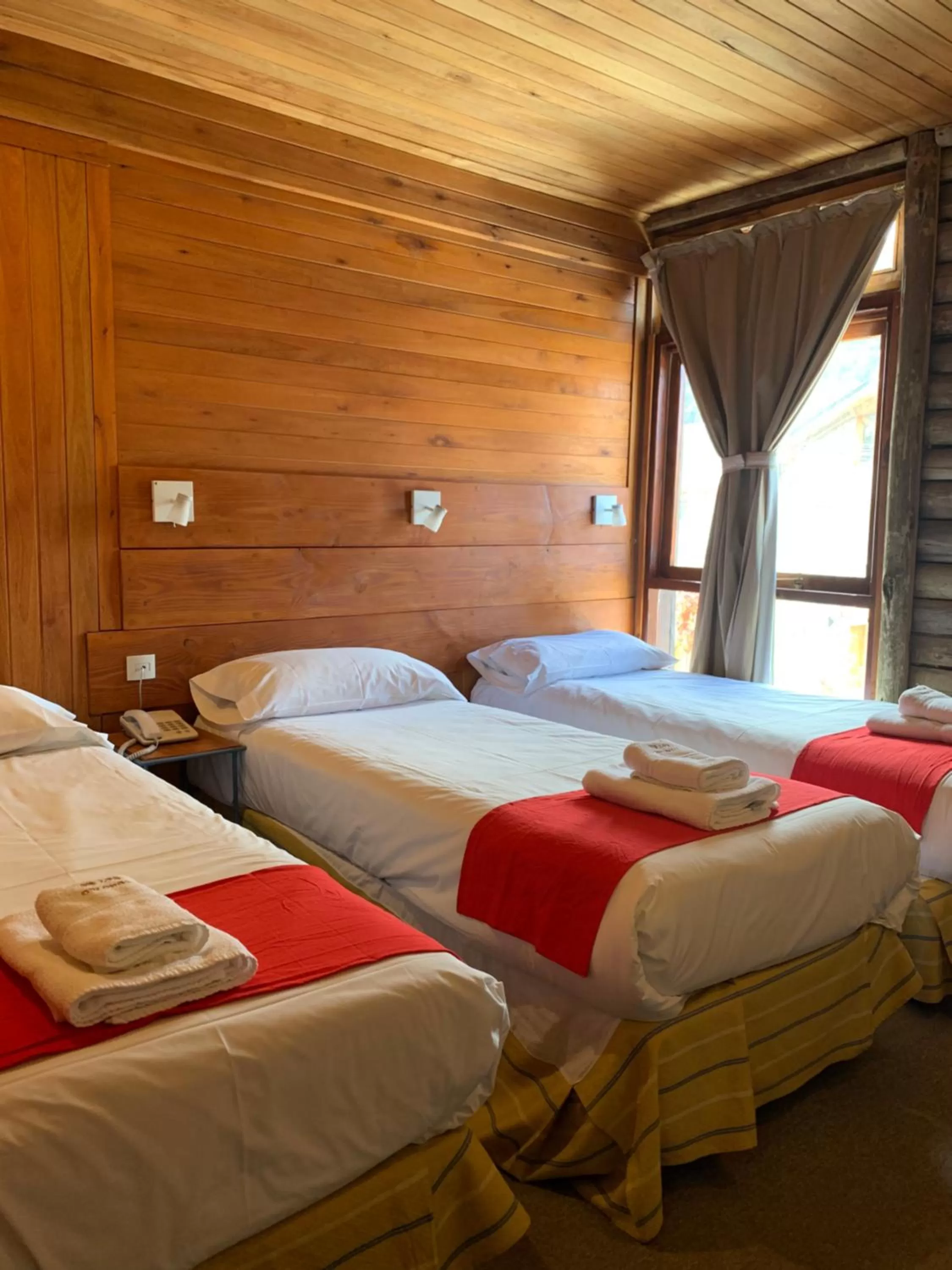 Bed in Hosteria Posta de los Colonos