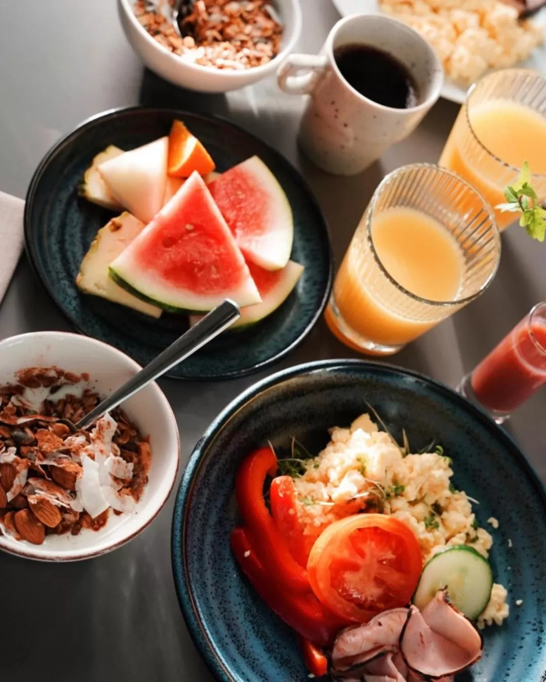 Buffet breakfast in Quality Hotel Globe