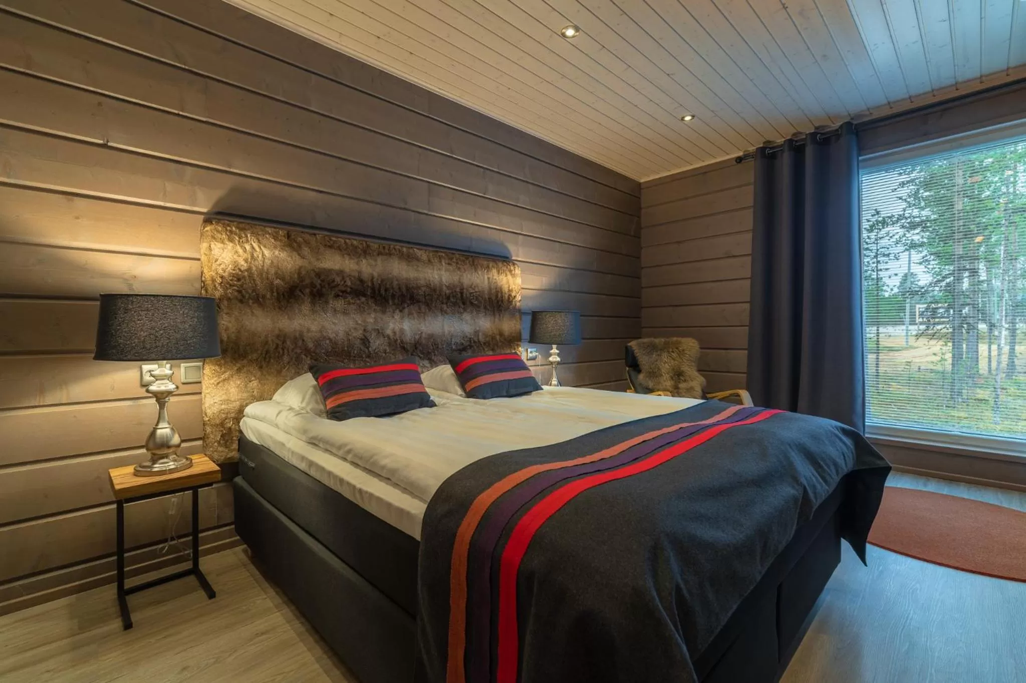 Bed in Wilderness Hotel Inari & Igloos