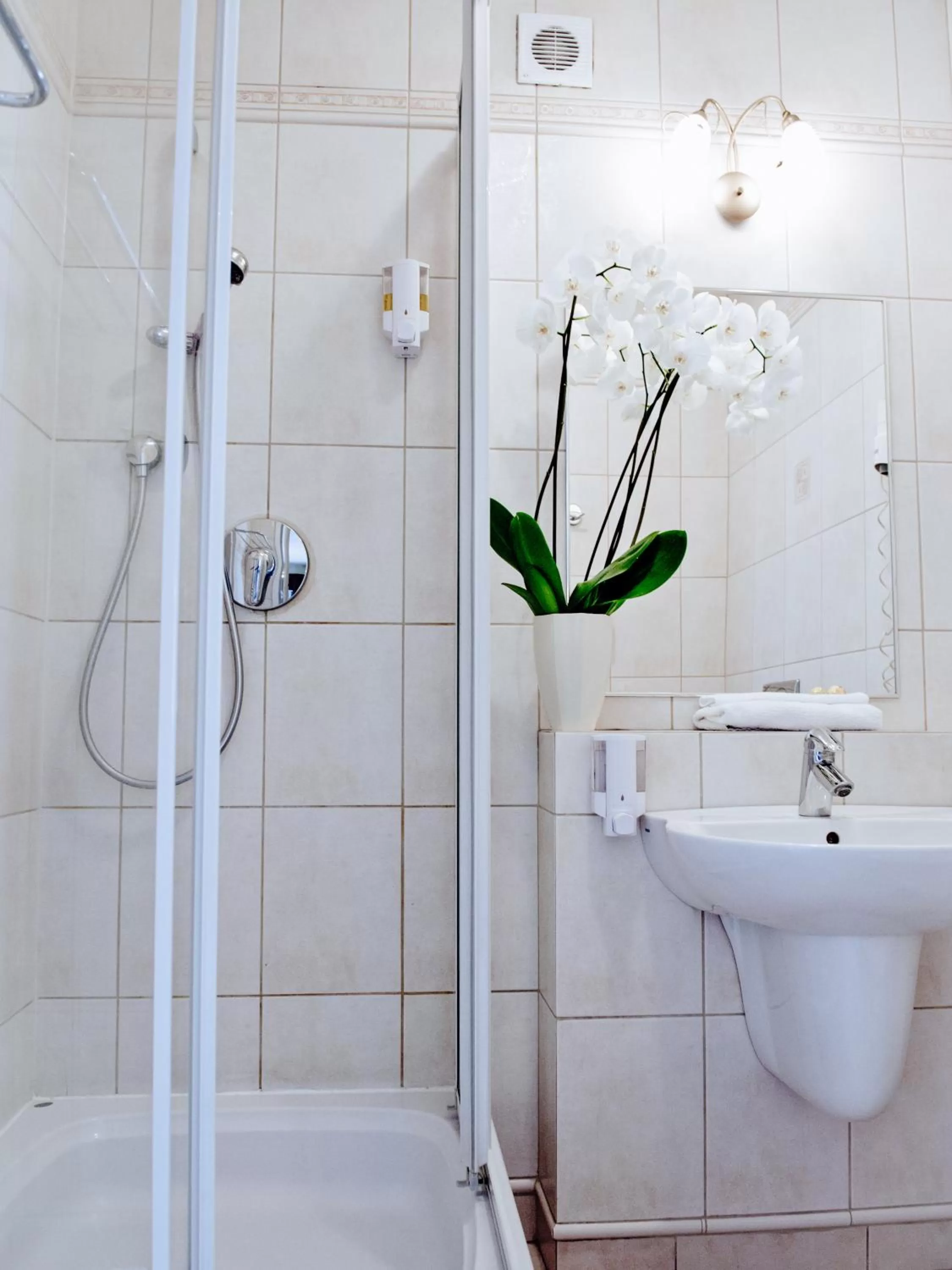 Shower in Hotel Koloseum