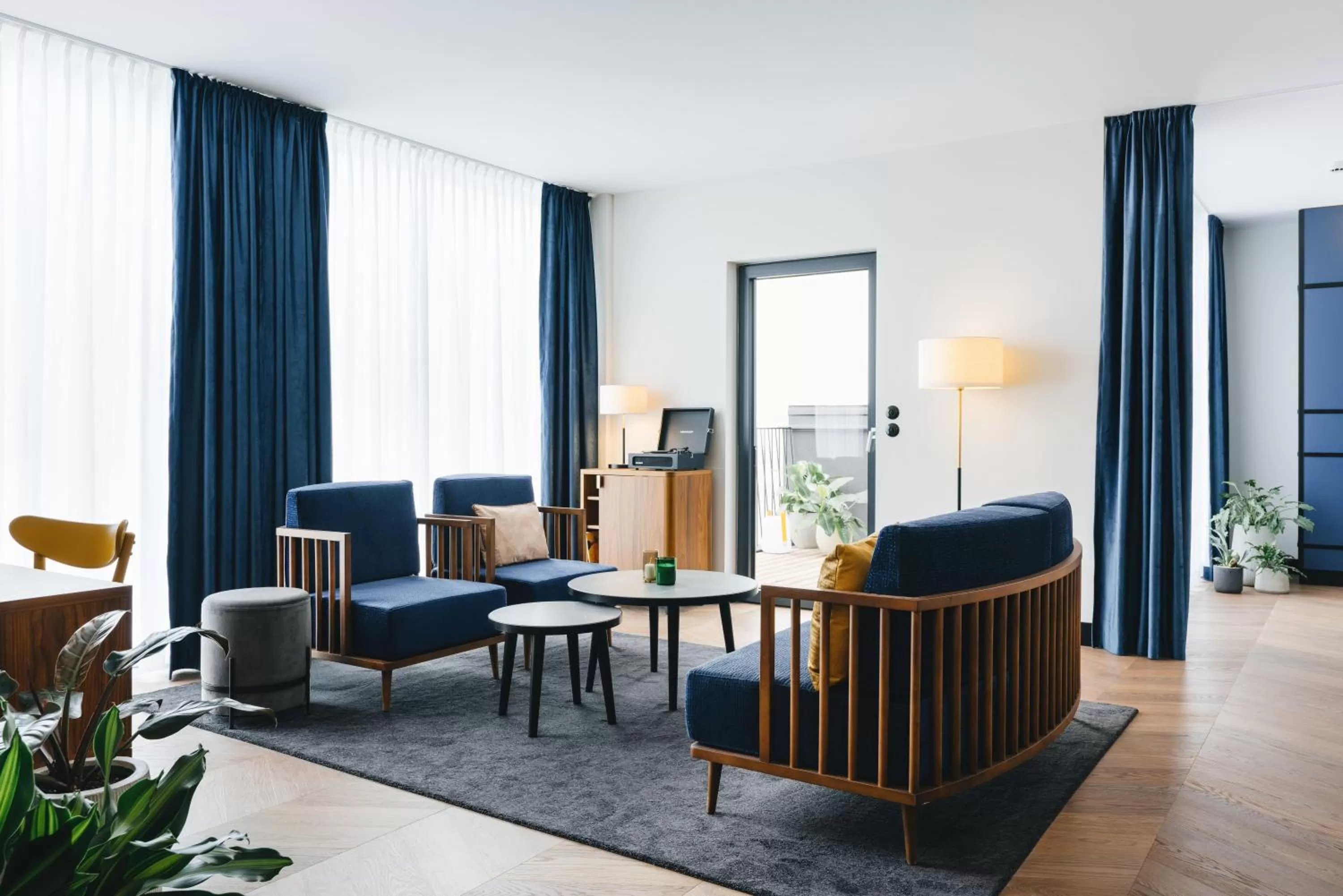 Seating area in Hotel Gilbert