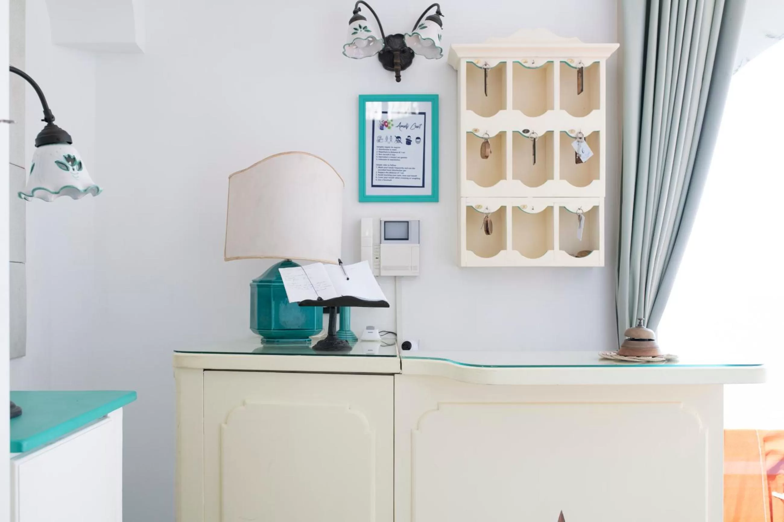 Lobby or reception in Hotel La Ninfa