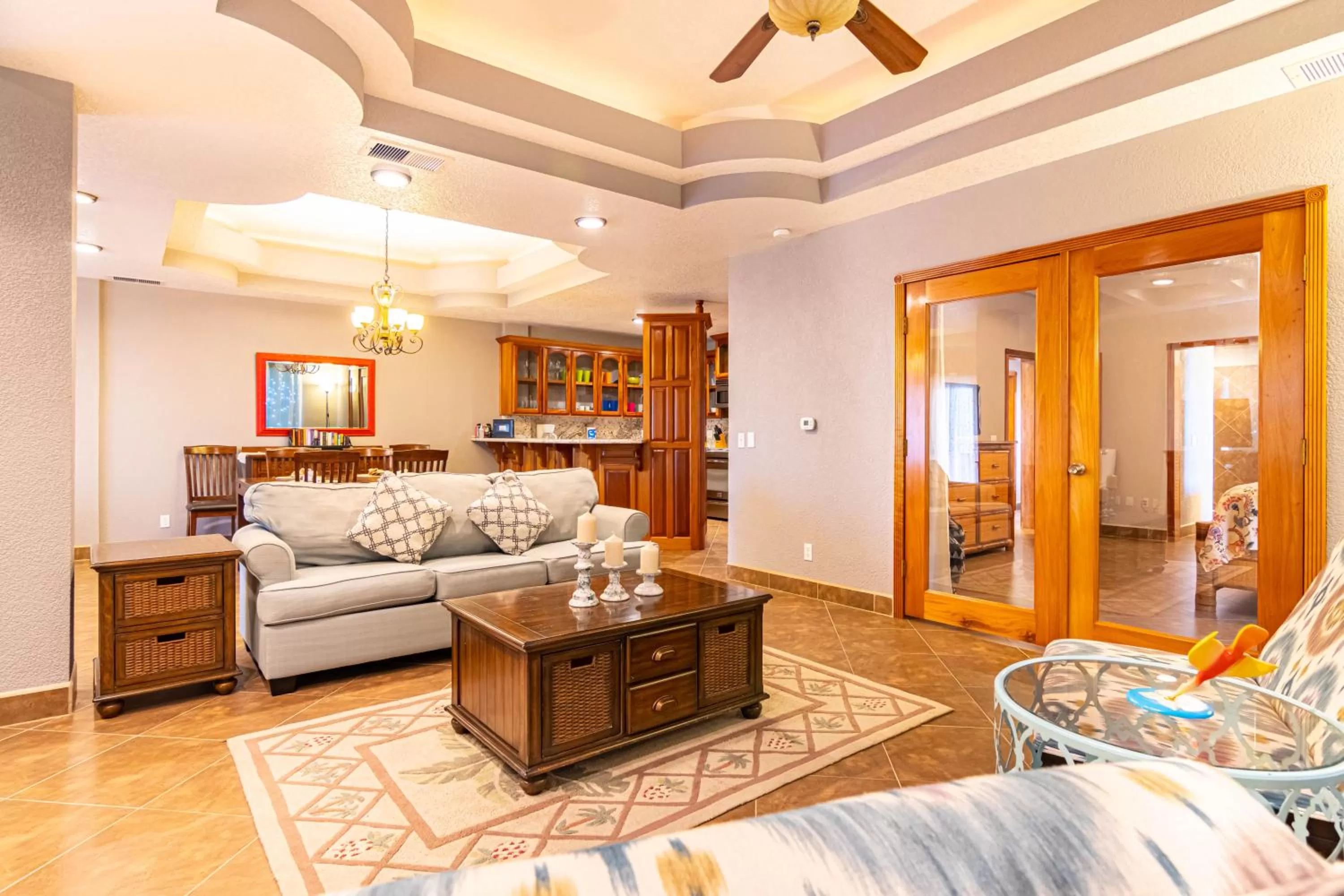 Living room, Seating Area in Lighthouse Beach Villas