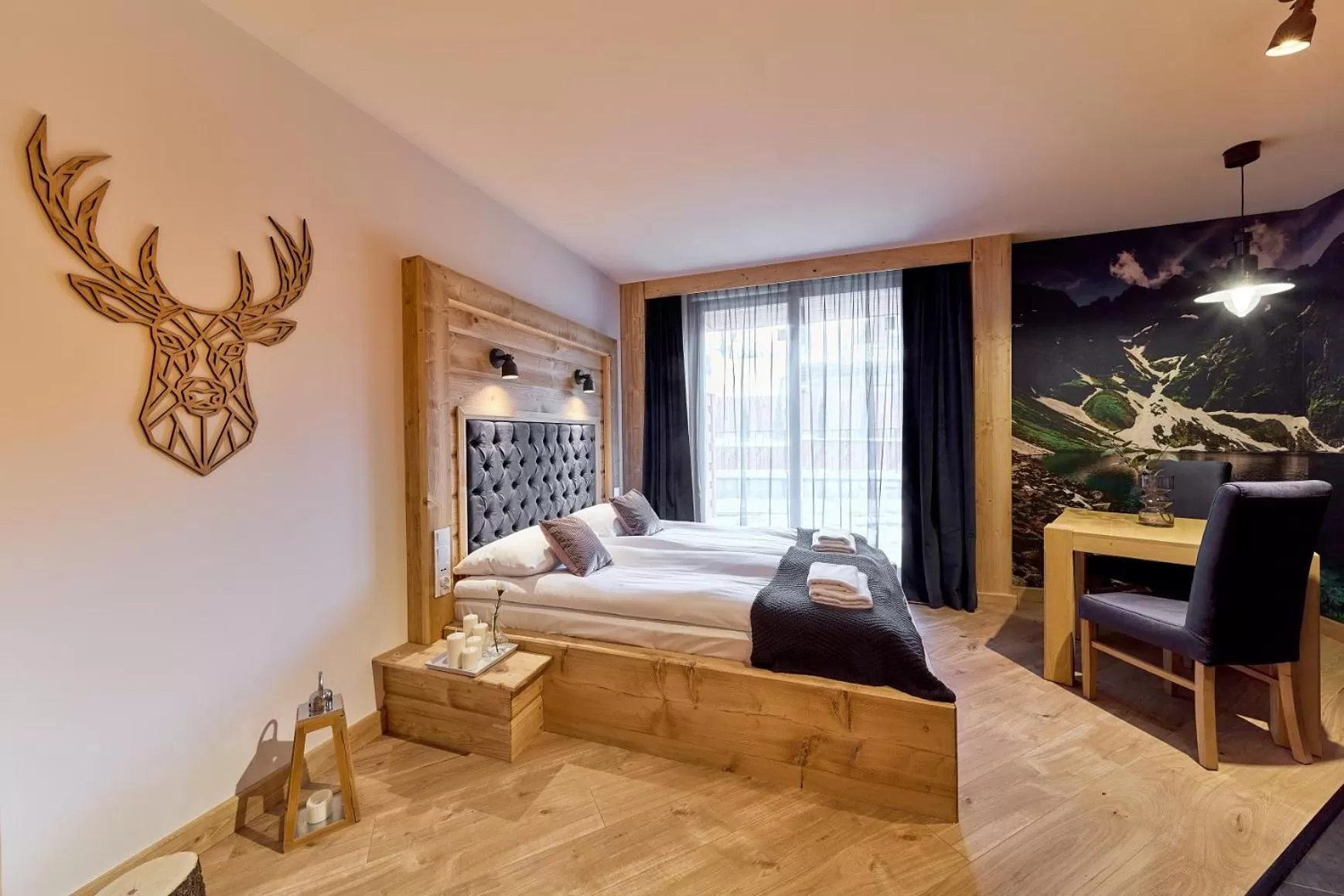 Bed in Aparthotel Giewont