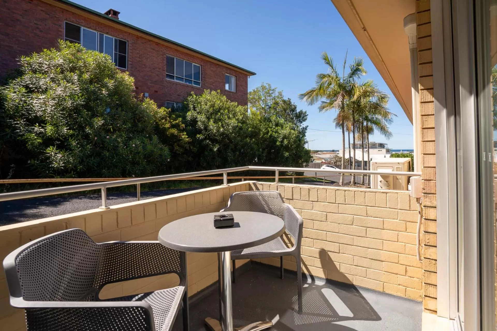 Patio in Caribbean Motel