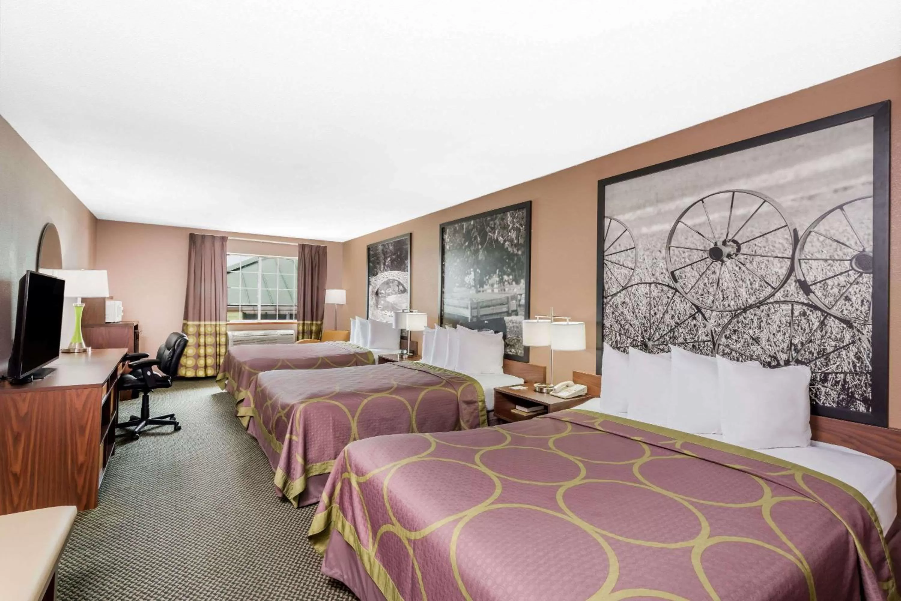 Photo of the whole room, Bed in Super 8 by Wyndham Winfield-Quail Ridge Area