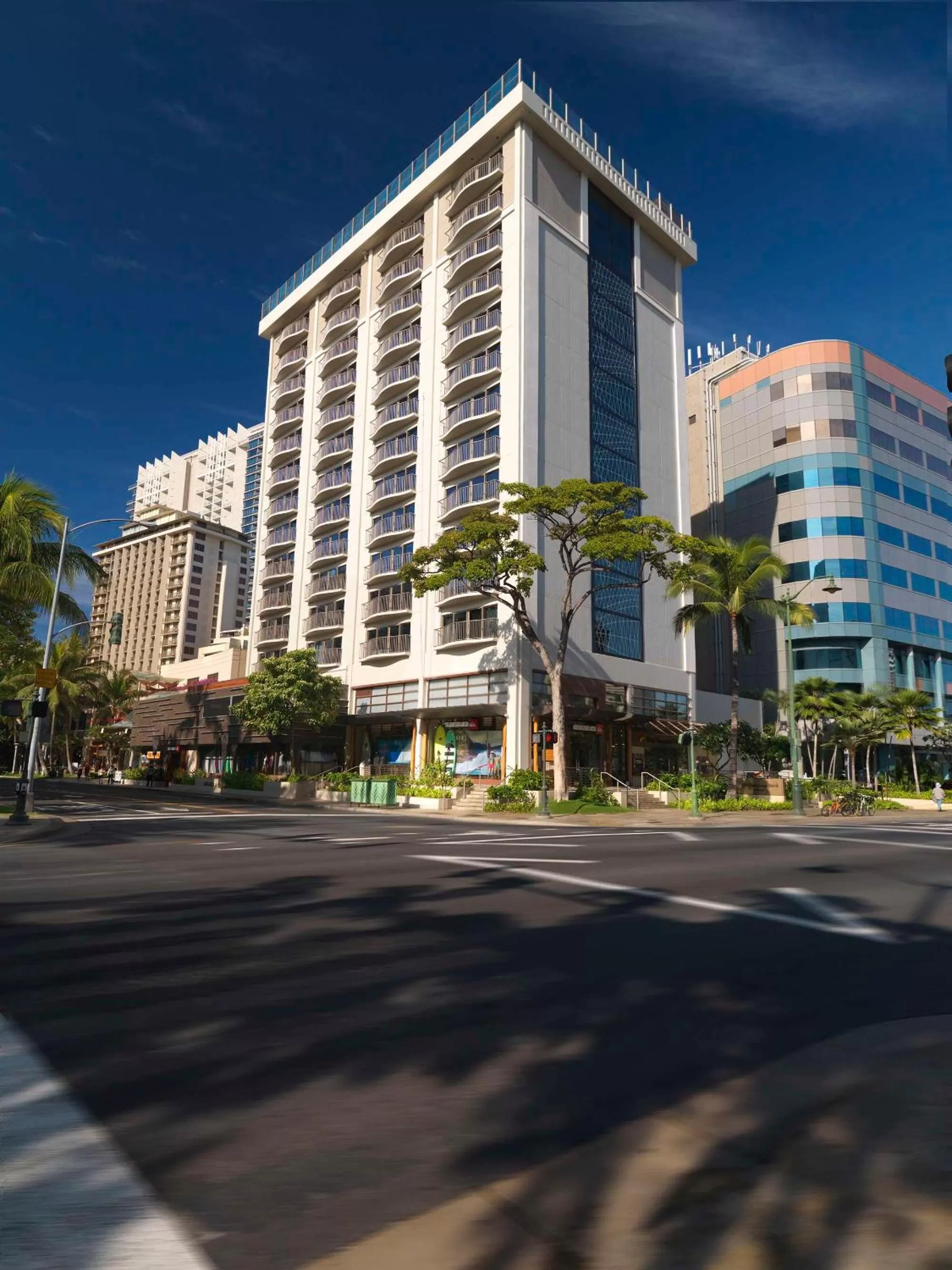 Property building in Hilton Grand Vacations Club Hokulani Waikiki Honolulu