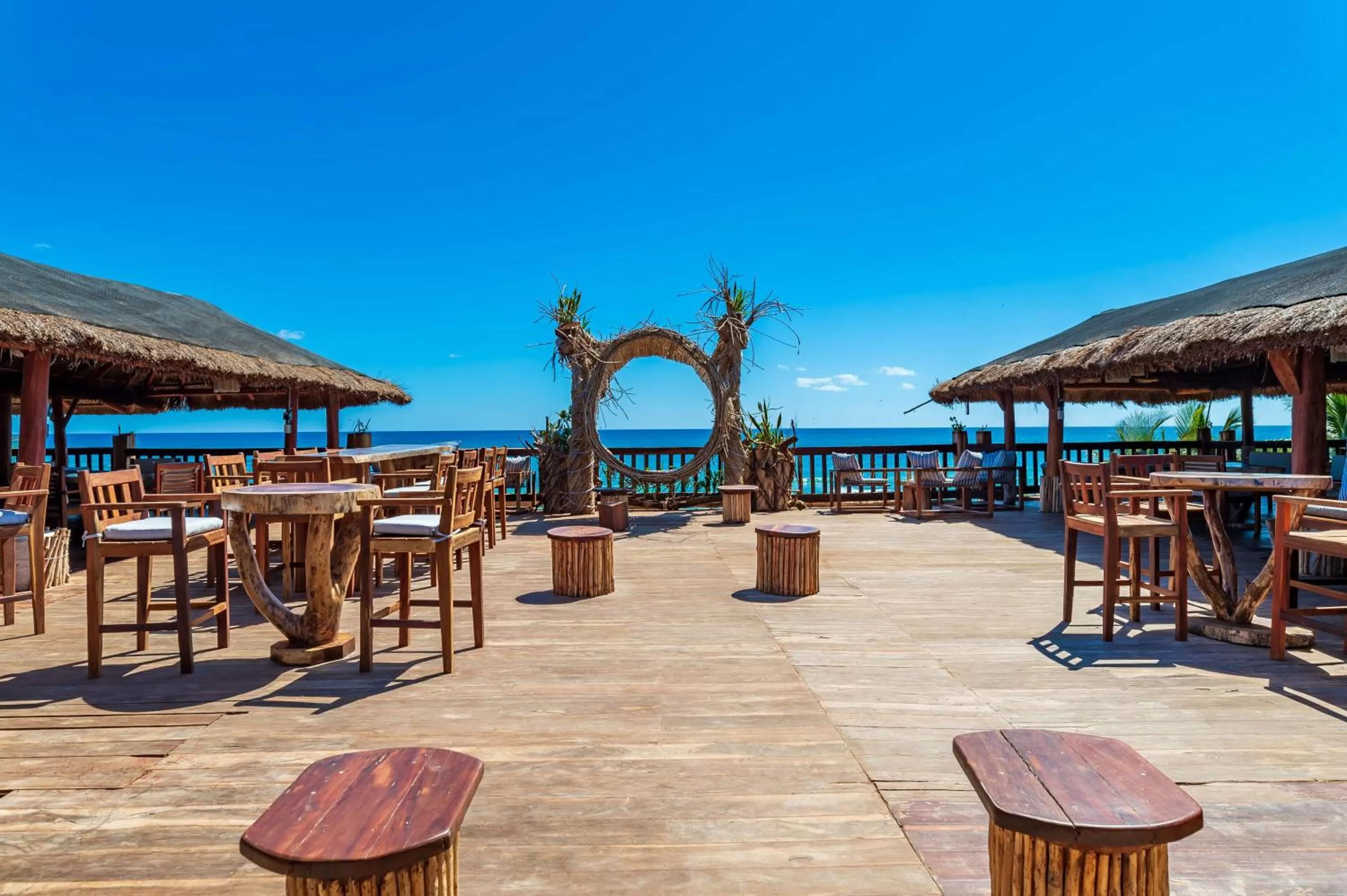 Patio in Kanan Tulum Hotel & Spa Adults Only Playground