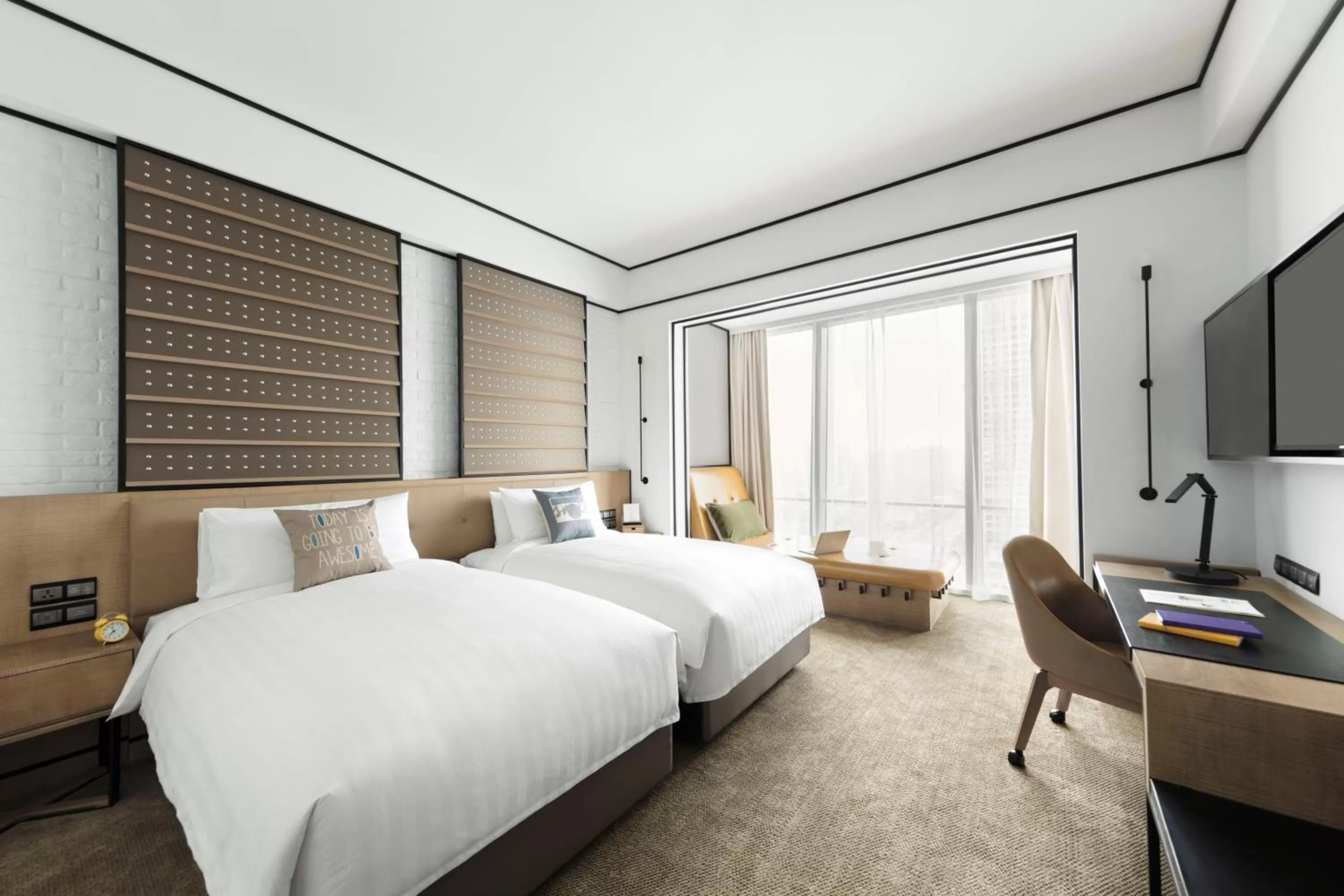 Bed in JEN Beijing by Shangri-La