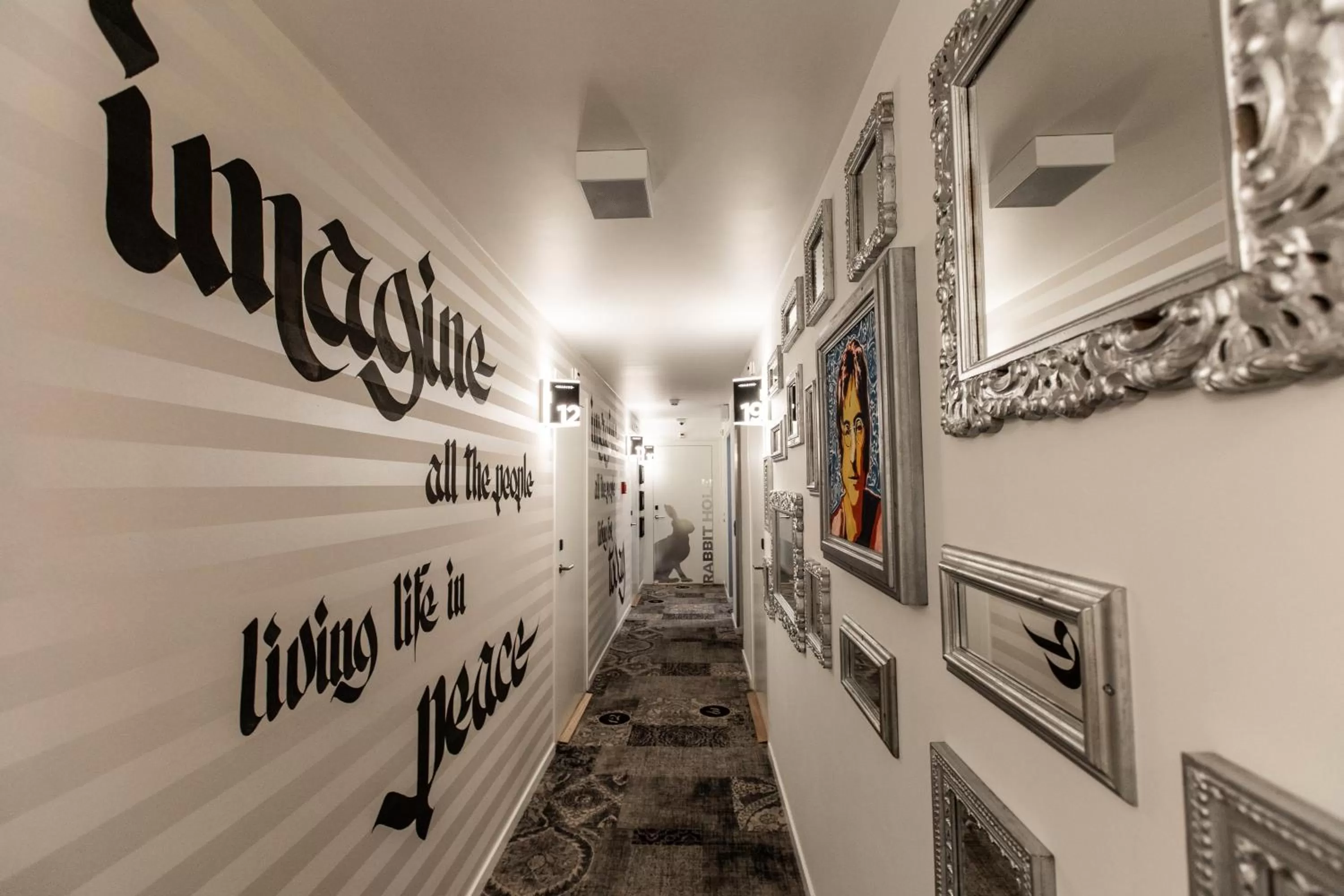 Decorative detail in ibis Styles Lausanne Center MadHouse