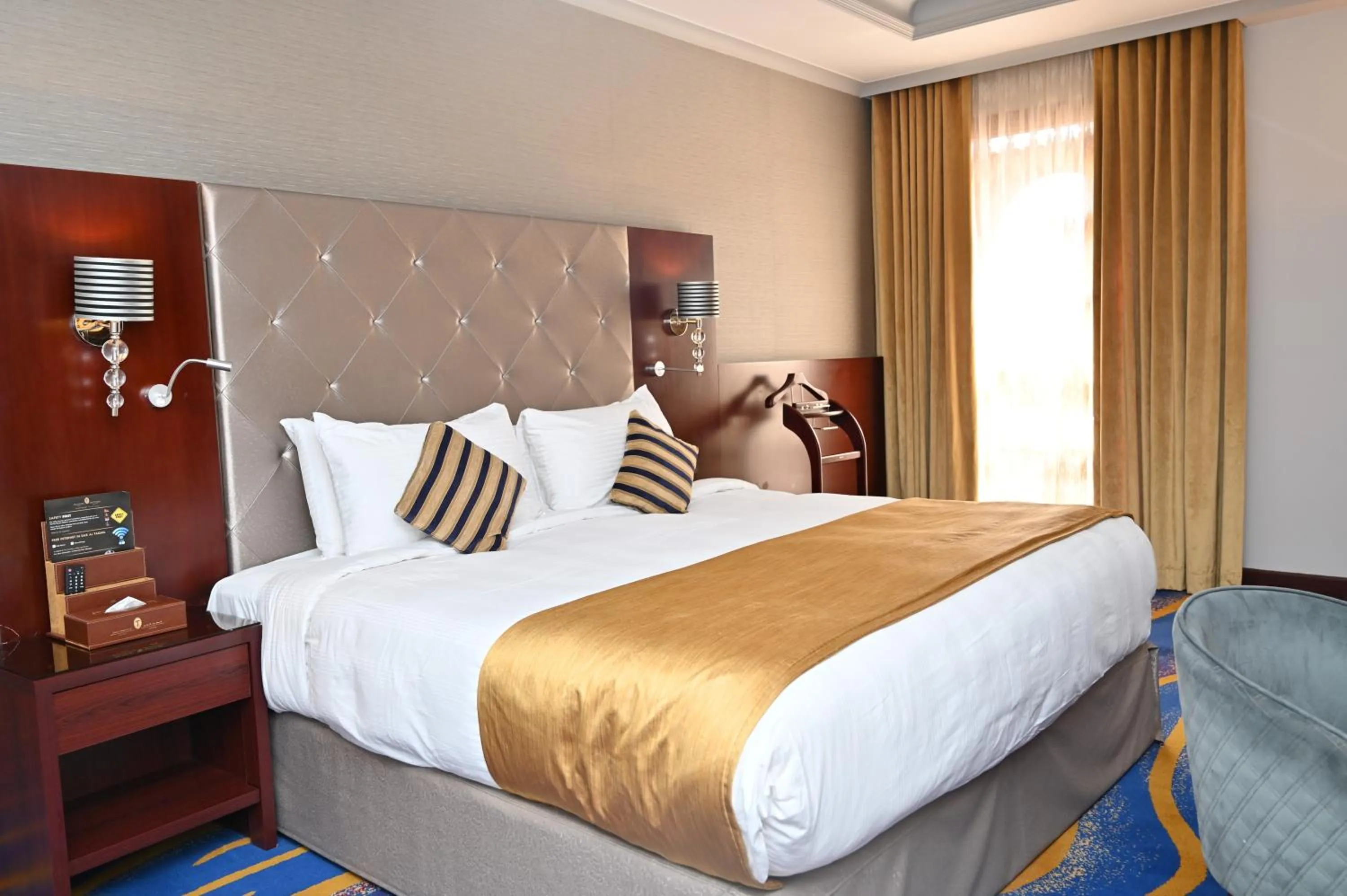 Bed in Dar Al Taqwa Hotel