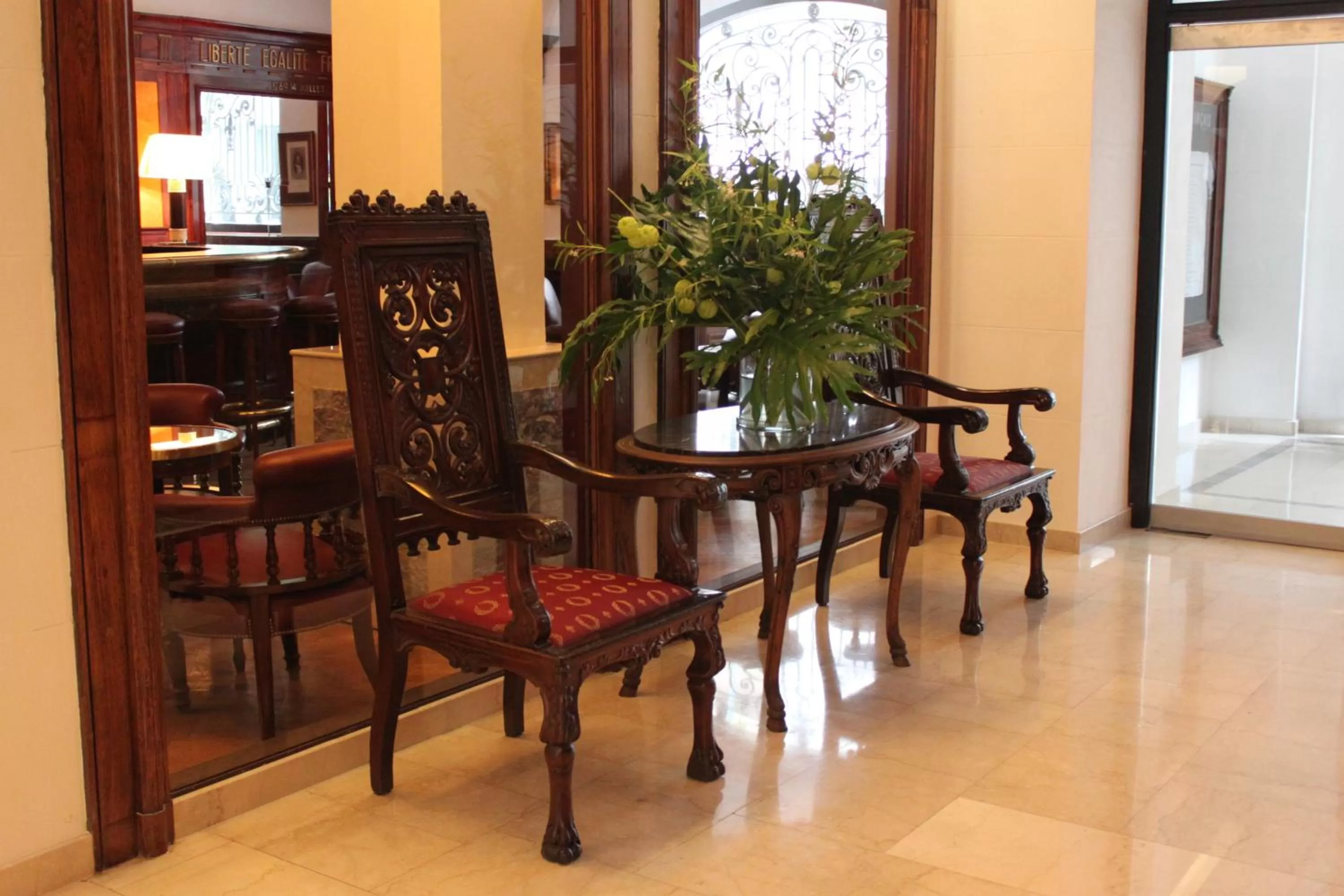 Lobby or reception in Hotel Club Frances