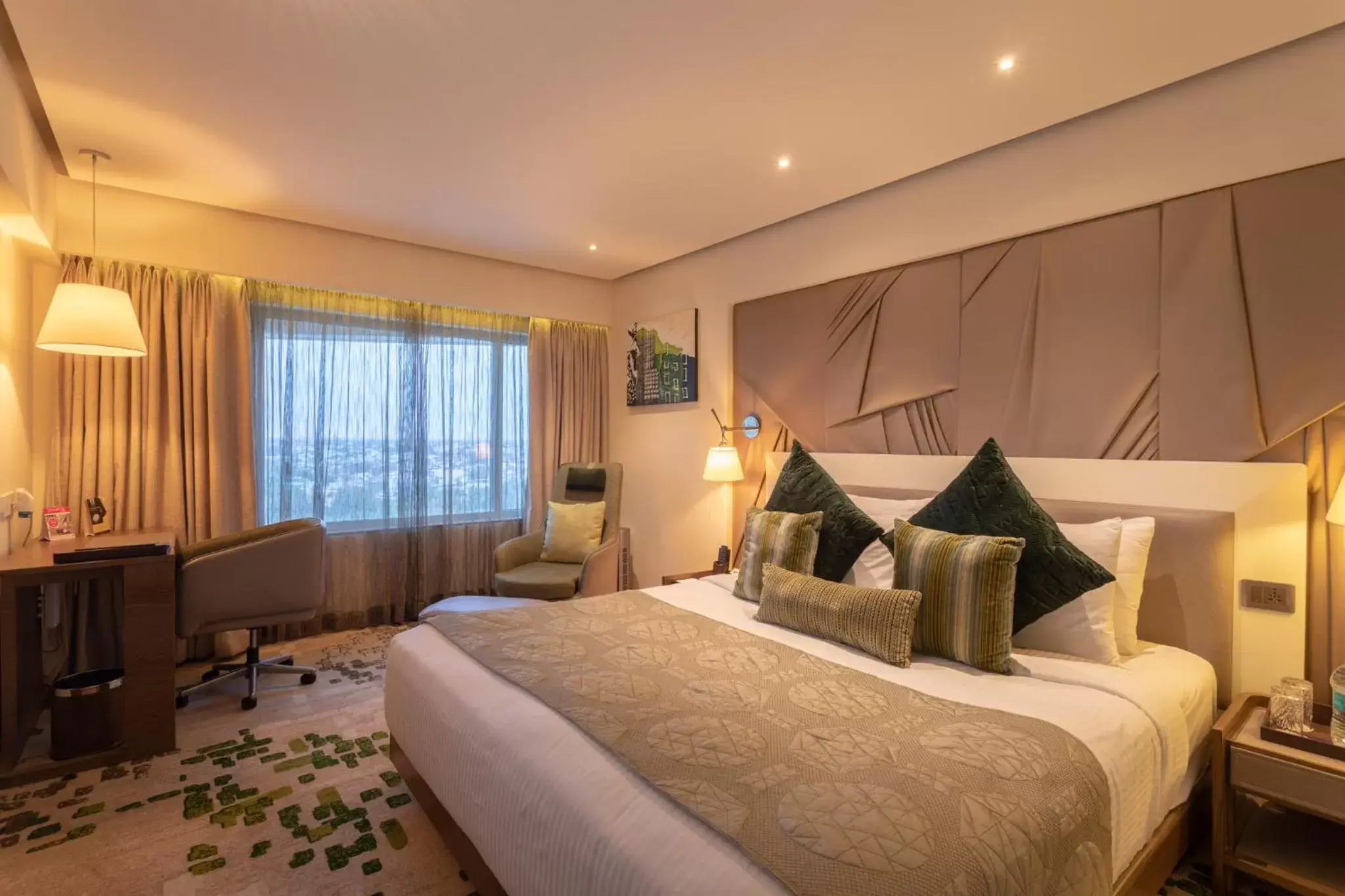 Suite(With 2 ways Airport Transfer on sharing basis / 2 Beer pint or two 30 ml alcoholic house brand drink at Happy Hours - single occupancy - 1700 to 1900 Hrs) in Sayaji Indore Suite(With 2 ways Airport Transfer on sharing basis / 2 Beer pint or two 30 ml alcoholic house brand drink at Happy Hours - single occupancy - 1700 to 1900 Hrs) in Sayaji Indore