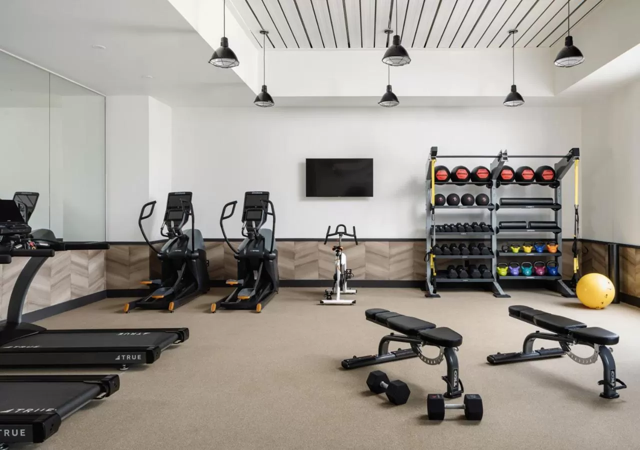 Fitness centre/facilities in Hotel Tupelo, a Wyndham Hotel