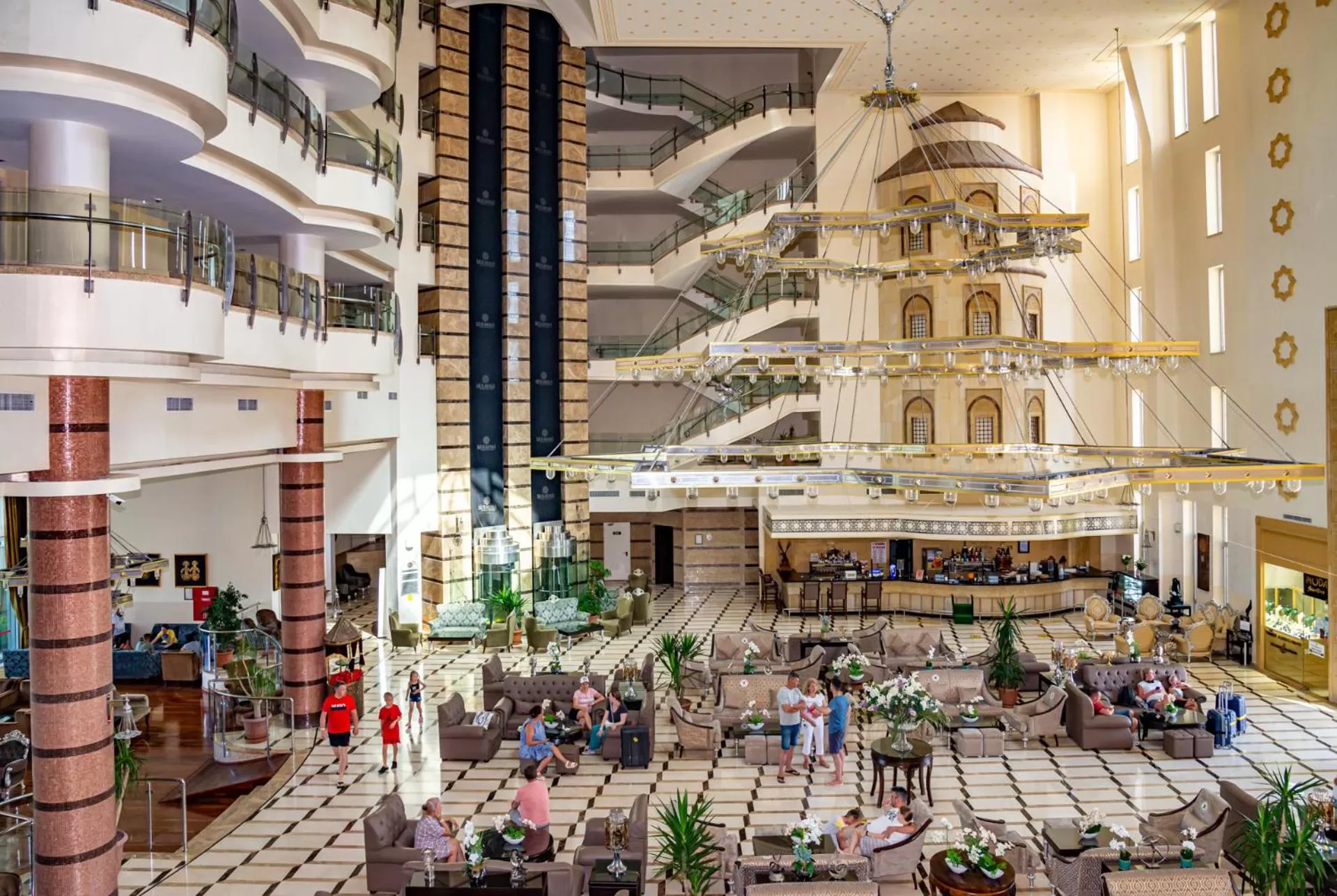 Lobby or reception in Mukarnas Spa & Resort Hotel