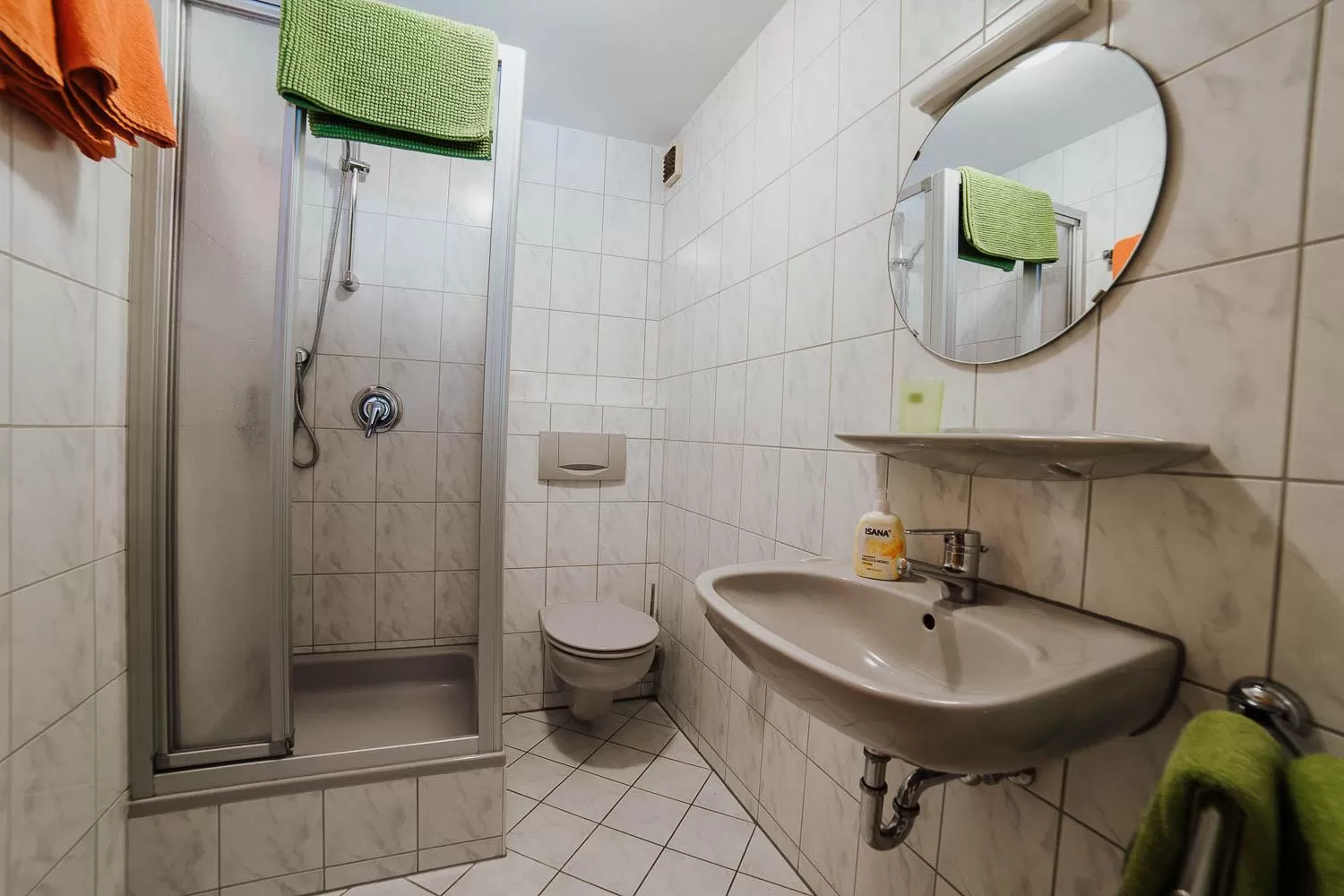 Bathroom in Berggasthof Hochpröller