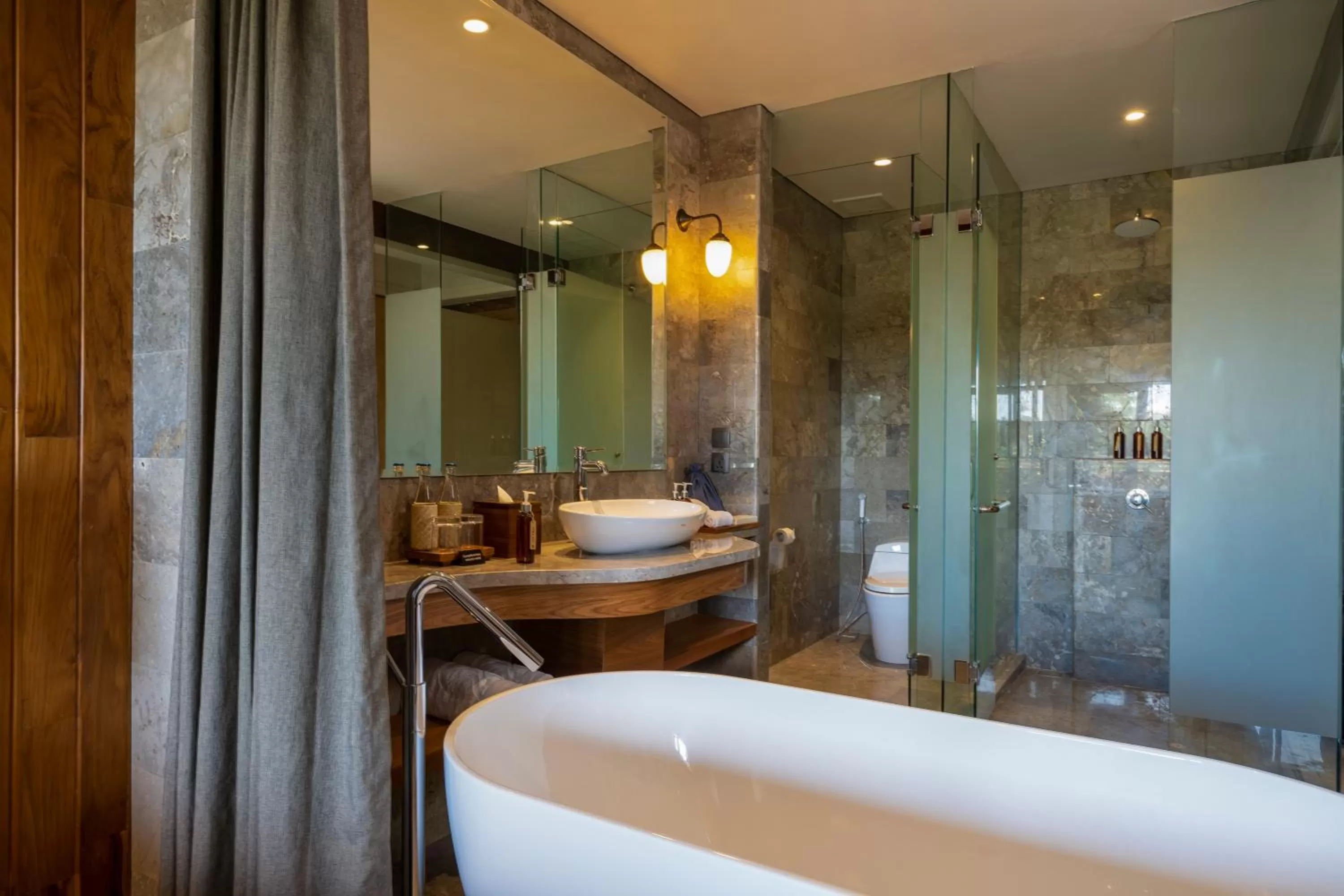 Shower in Adiwana Bisma