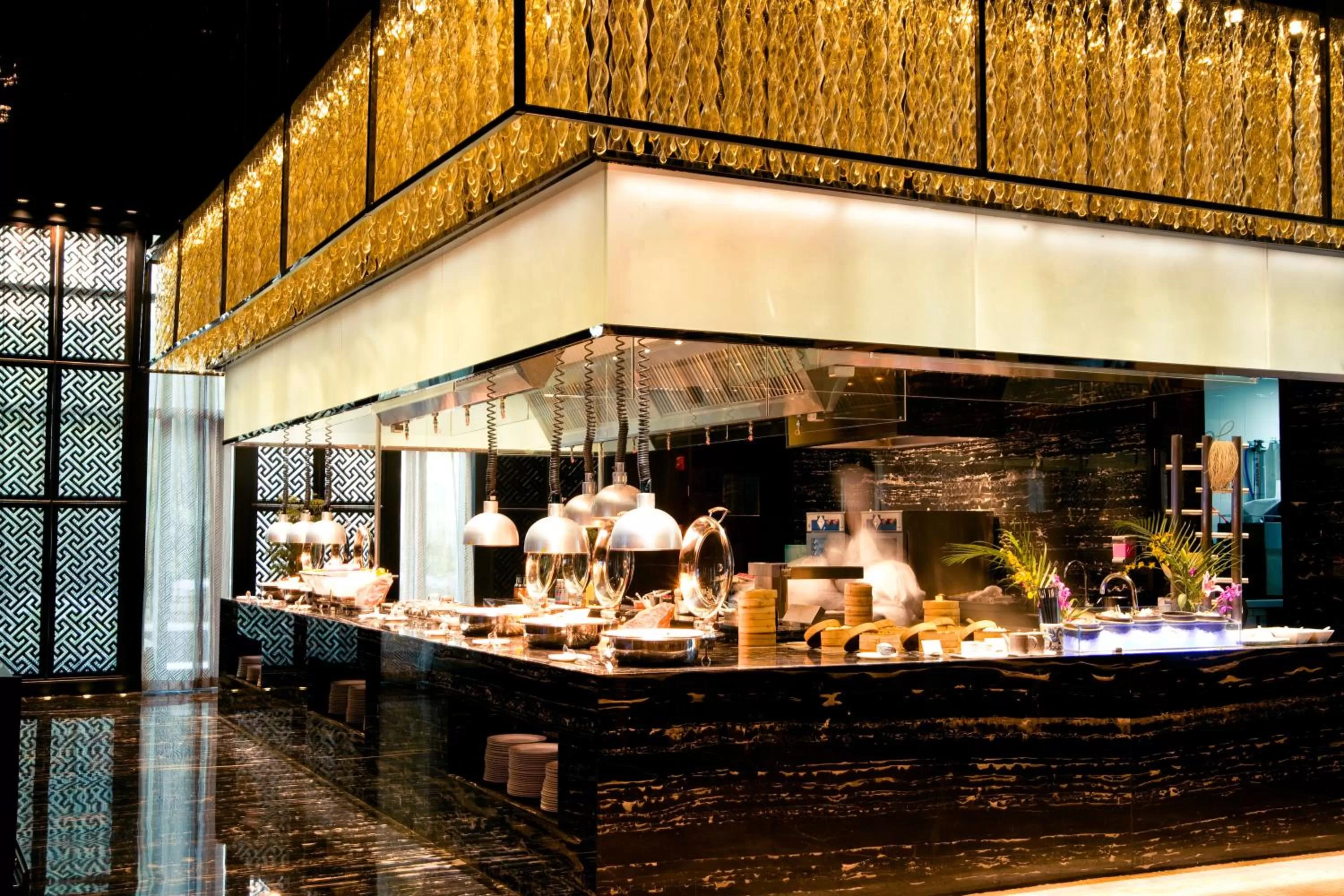 Buffet breakfast in InterContinental Shanghai Jing' An by IHG