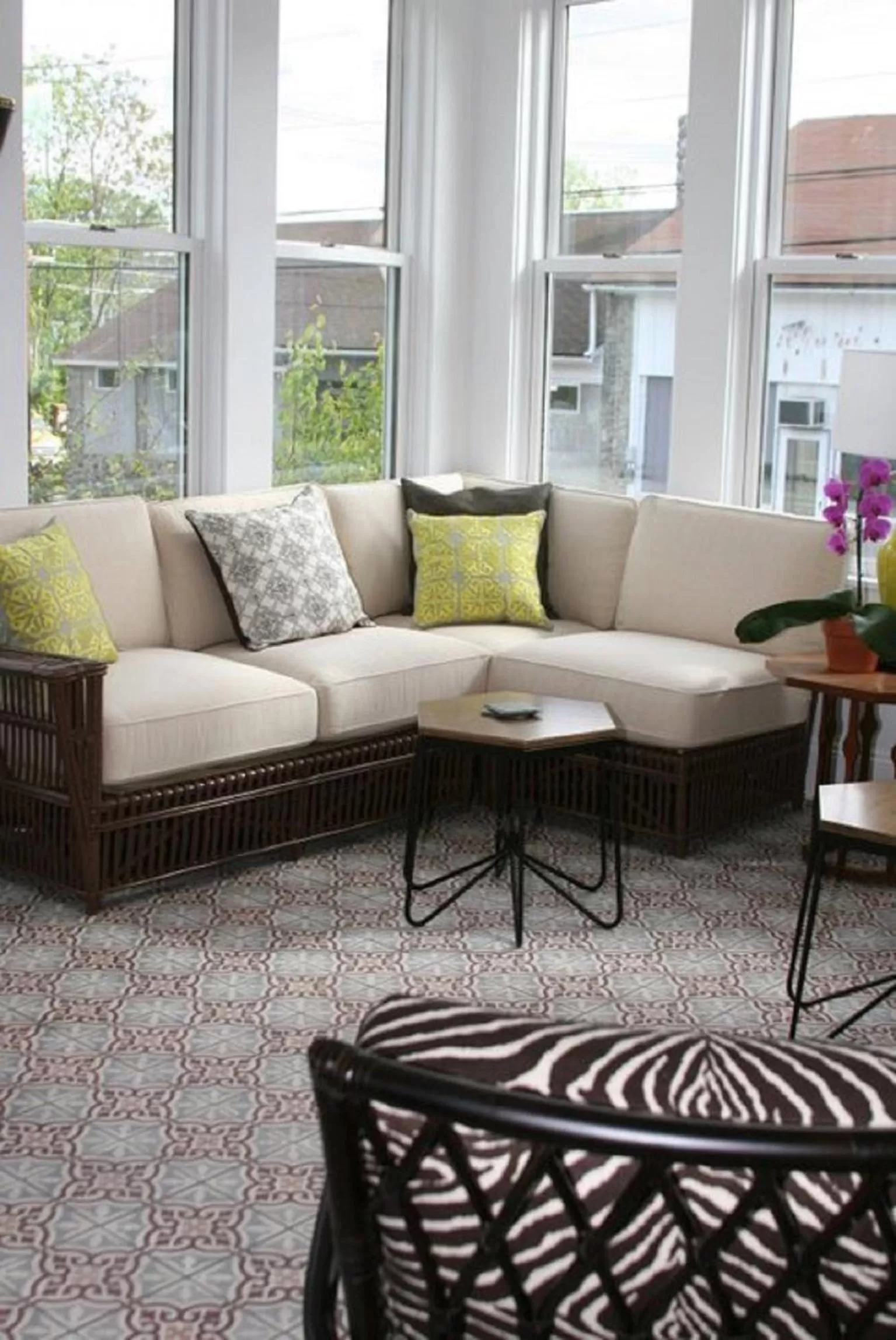 Communal lounge/ TV room in Hotel Fauchere