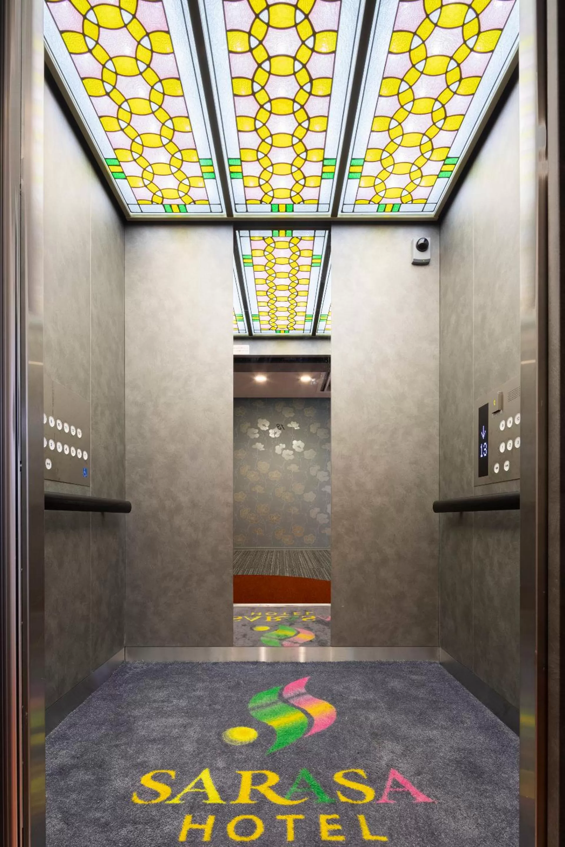 elevator in SARASA HOTEL Shin-Osaka