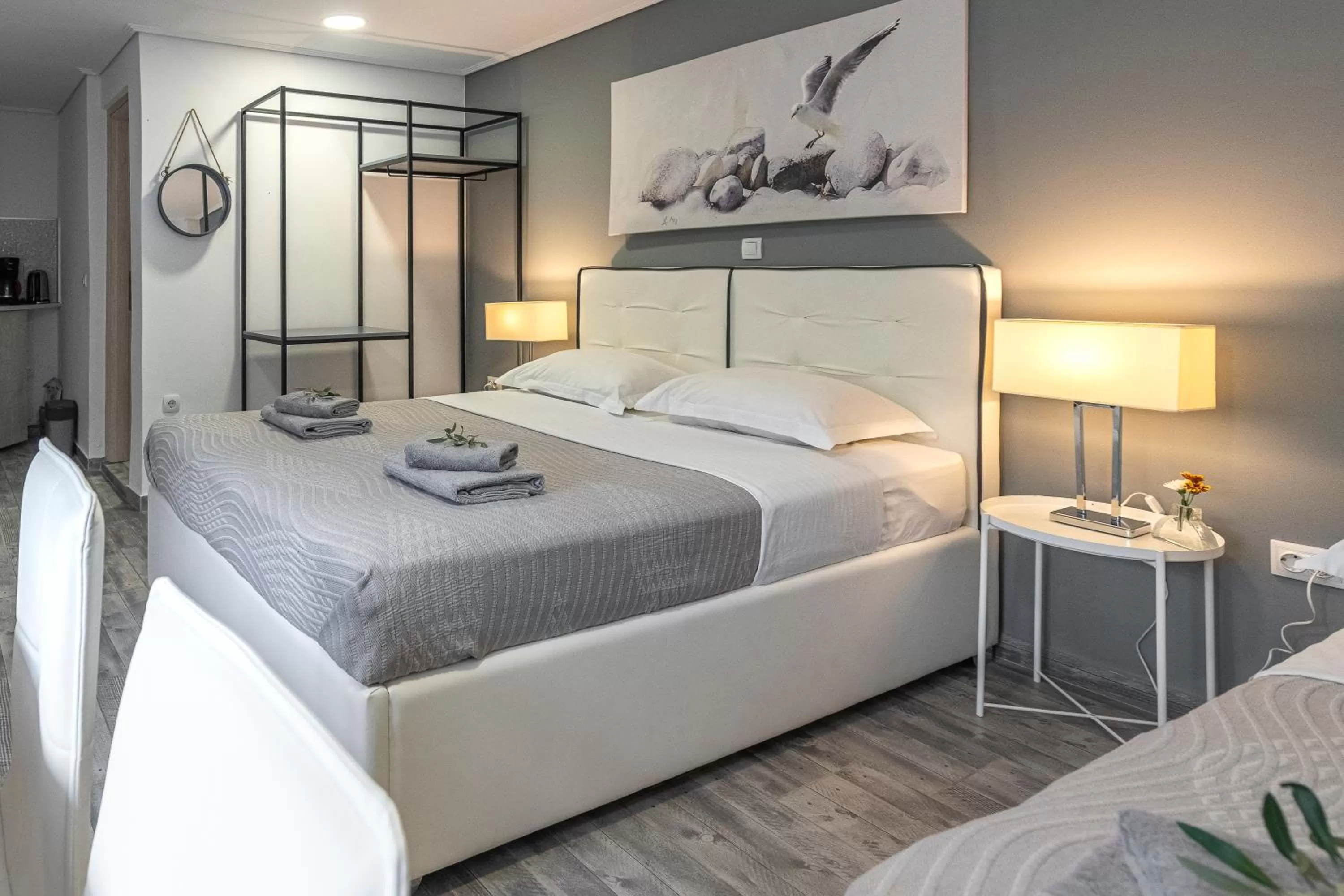 Photo of the whole room, Bed in Comfort Stay Athens Airport Hotel - FREE shuttle from and to the airport