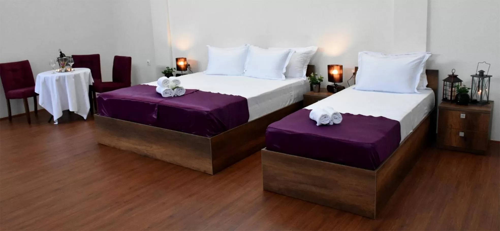 Bed in Hotel and winery LOZAR