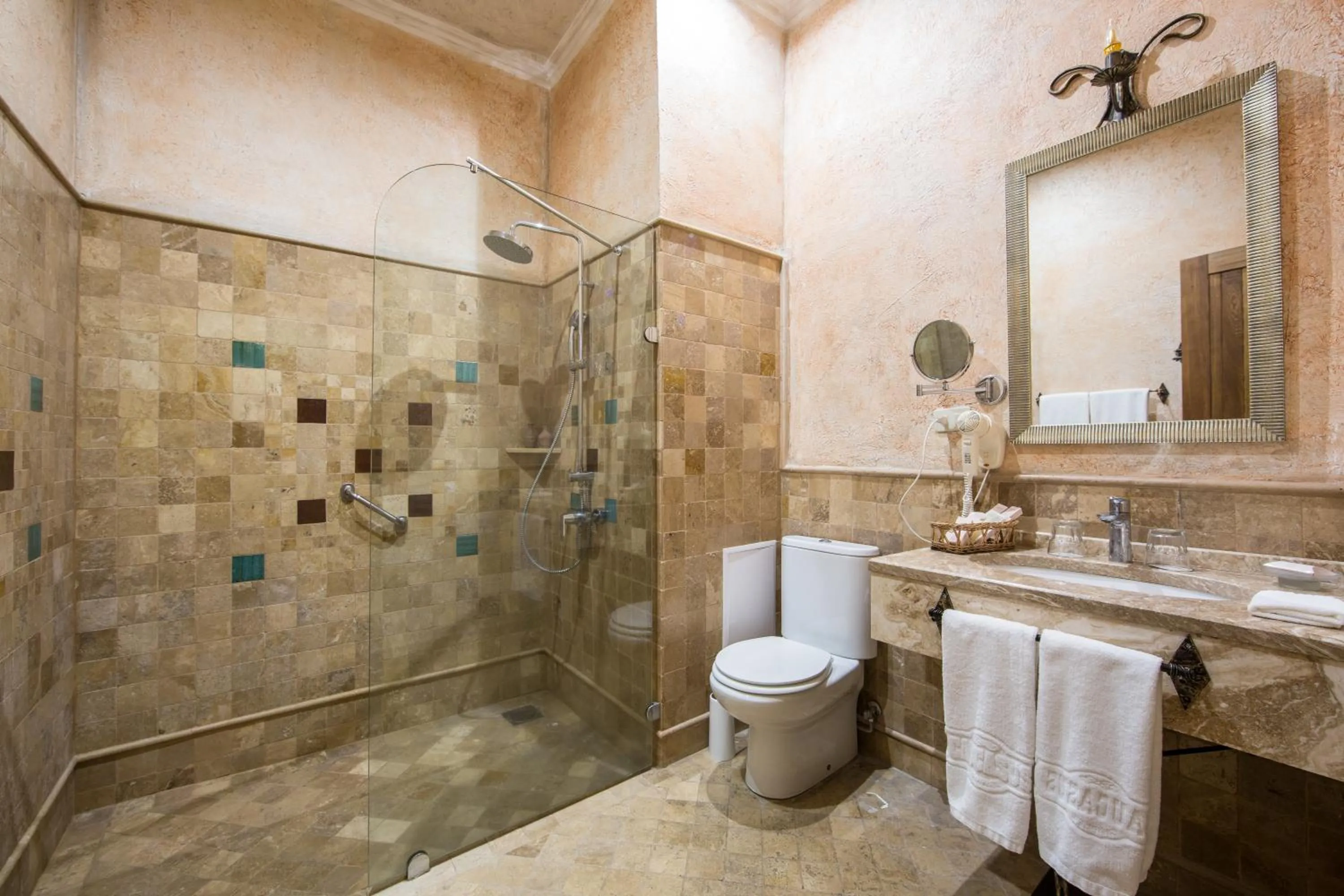 Bathroom in Caucasus Hotel