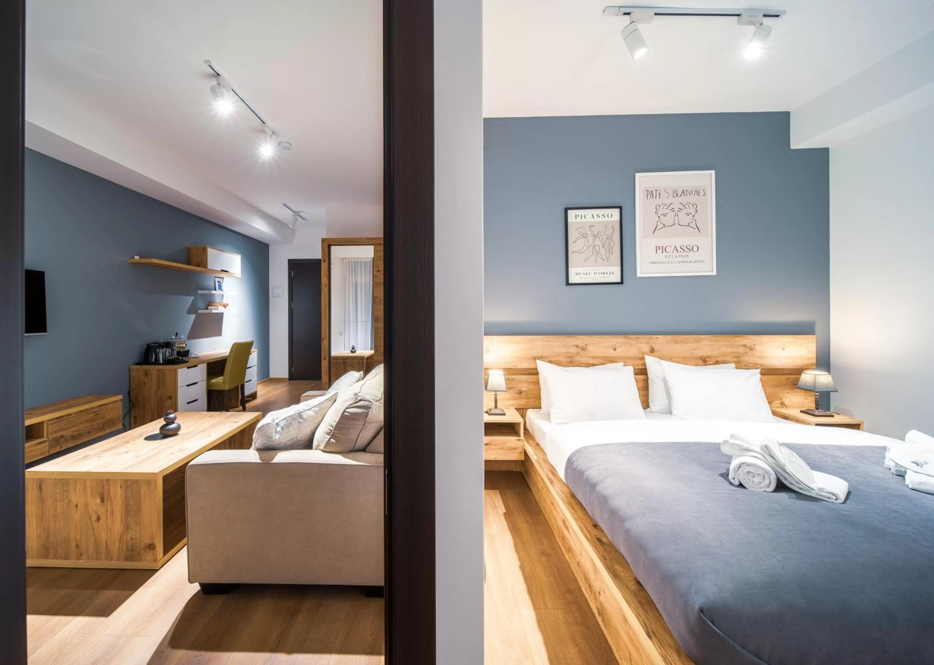 Bed in Reed Hotel Tbilisi