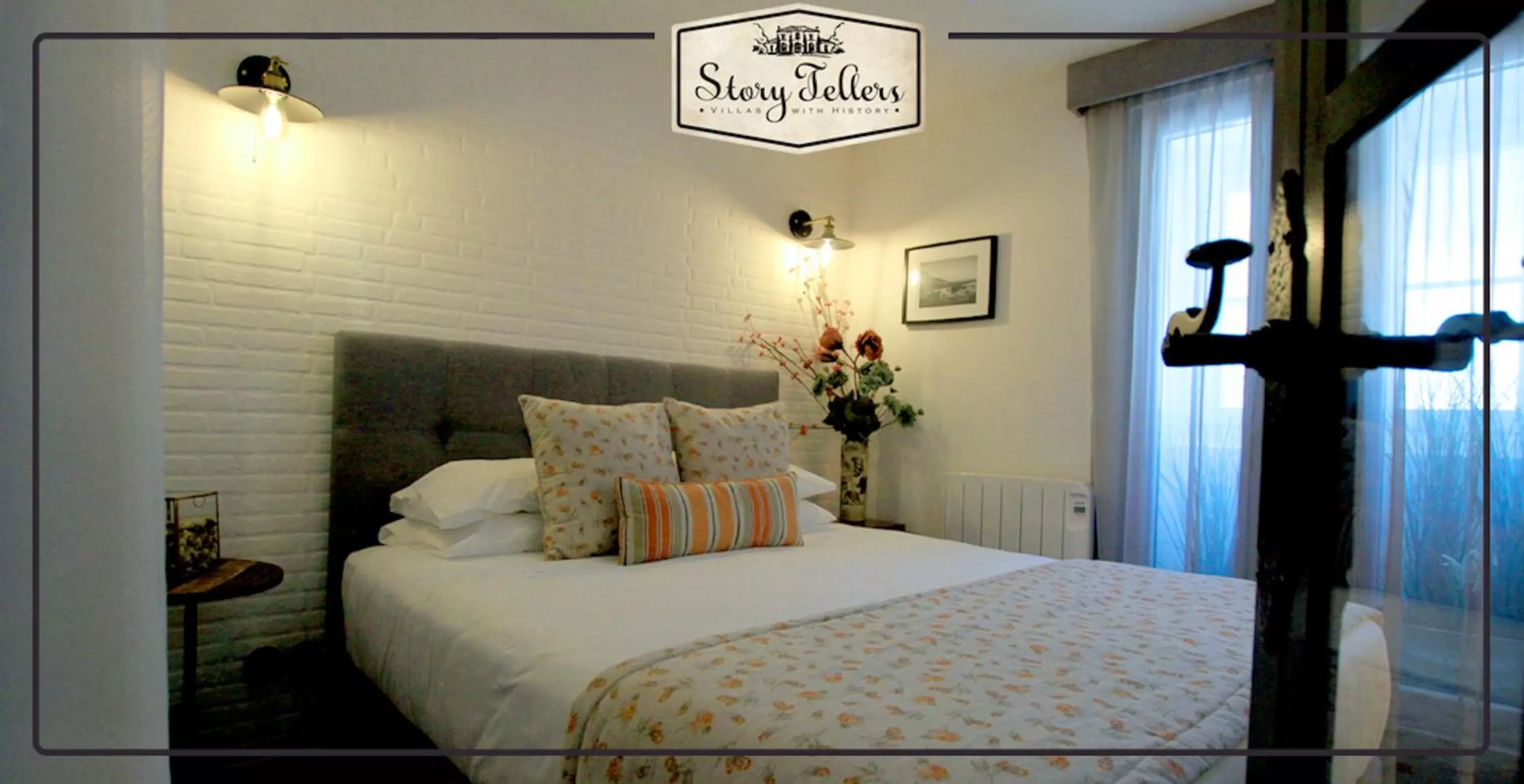 Bed in Storytellers Villas