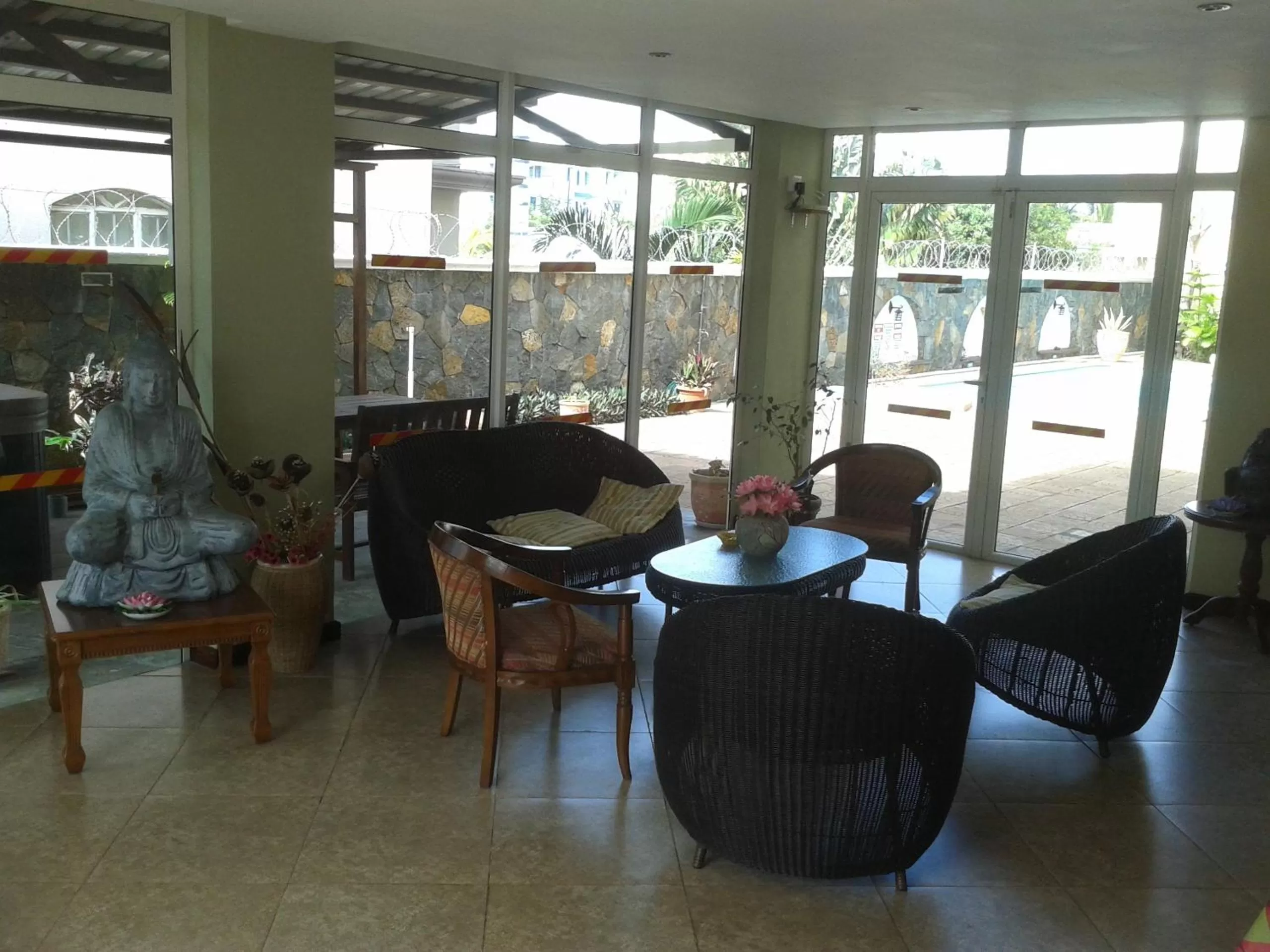 Lobby or reception in Villa Narmada